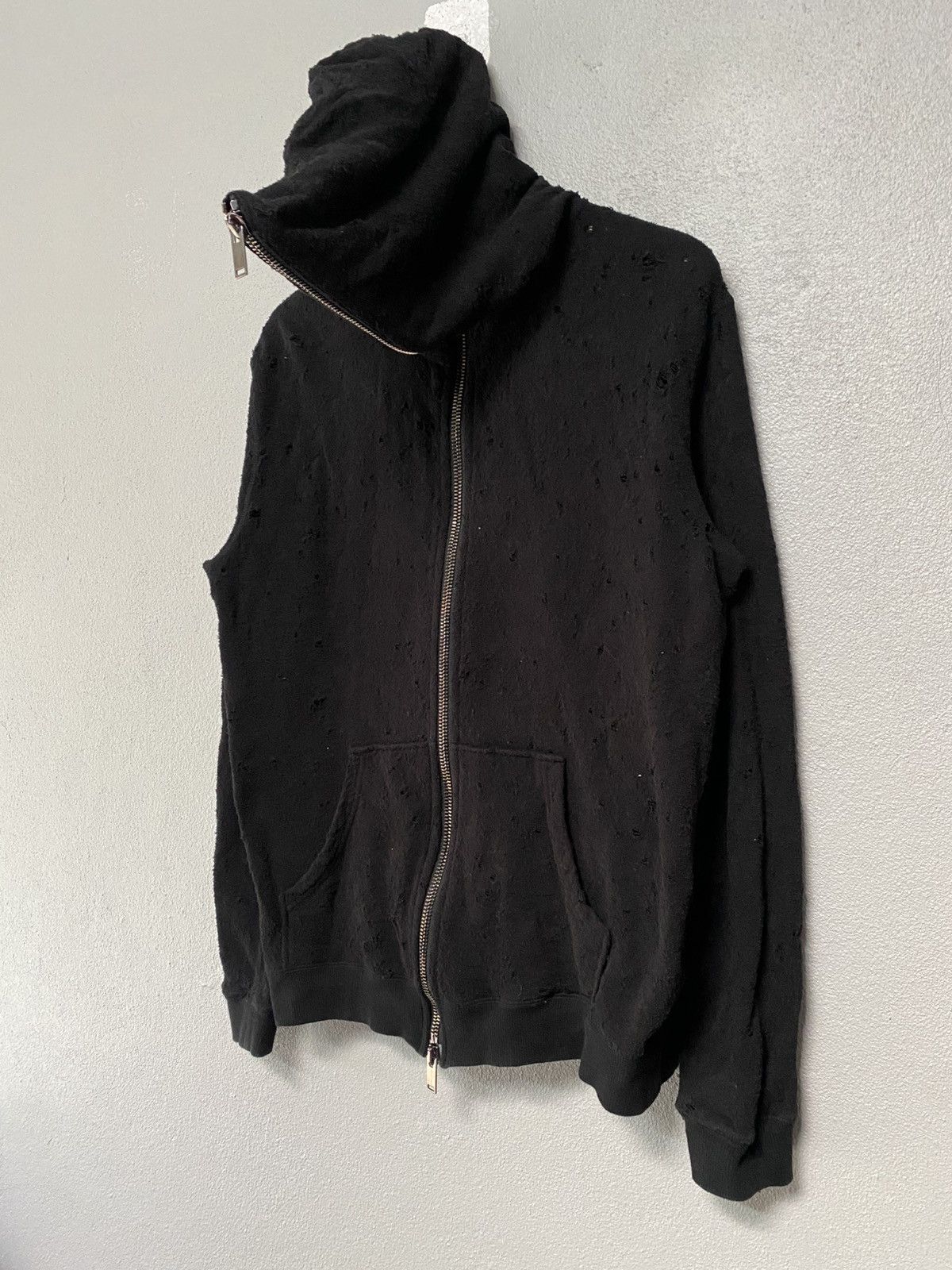 junhashimoto Junhashimoto distressed hoodie full zipper J5 Size US L / EU 52-54 / 3 - 2 Thumbnail