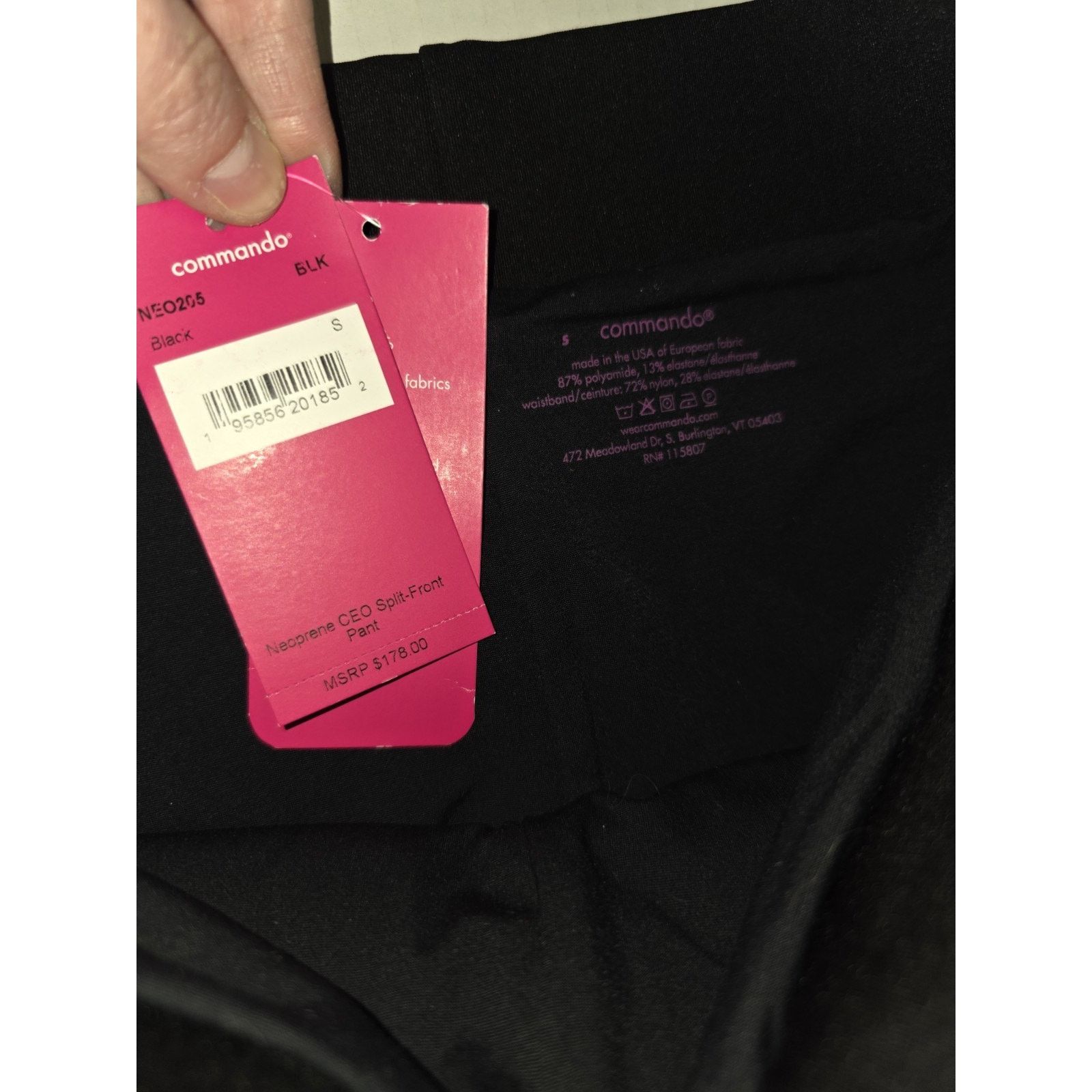 Commando NWT Commando Neoprene Split Front Pants Size S Flare Leg Size 27" / US 4 / IT 40 - 5 Thumbnail