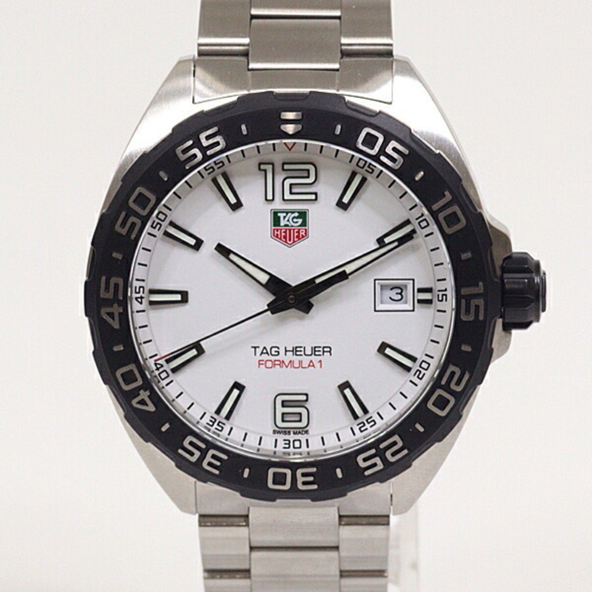 Tag Heuer TAG Heuer Men's Watch Formula 1 WAZ1111 White Dial Quartz Finished Size ONE SIZE - 1 Thumbnail