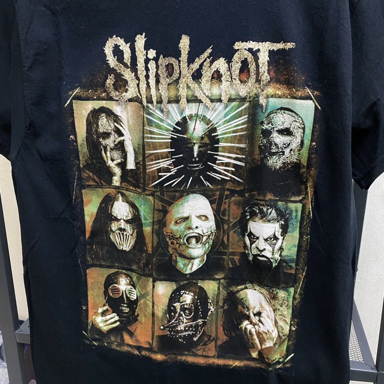 Band Tees × Slipknot × Vintage Vintage y2k Slipknot 2015 Gildan T-Shirt rock band tee siz M Size US M / EU 48-50 / 2 - 5 Thumbnail