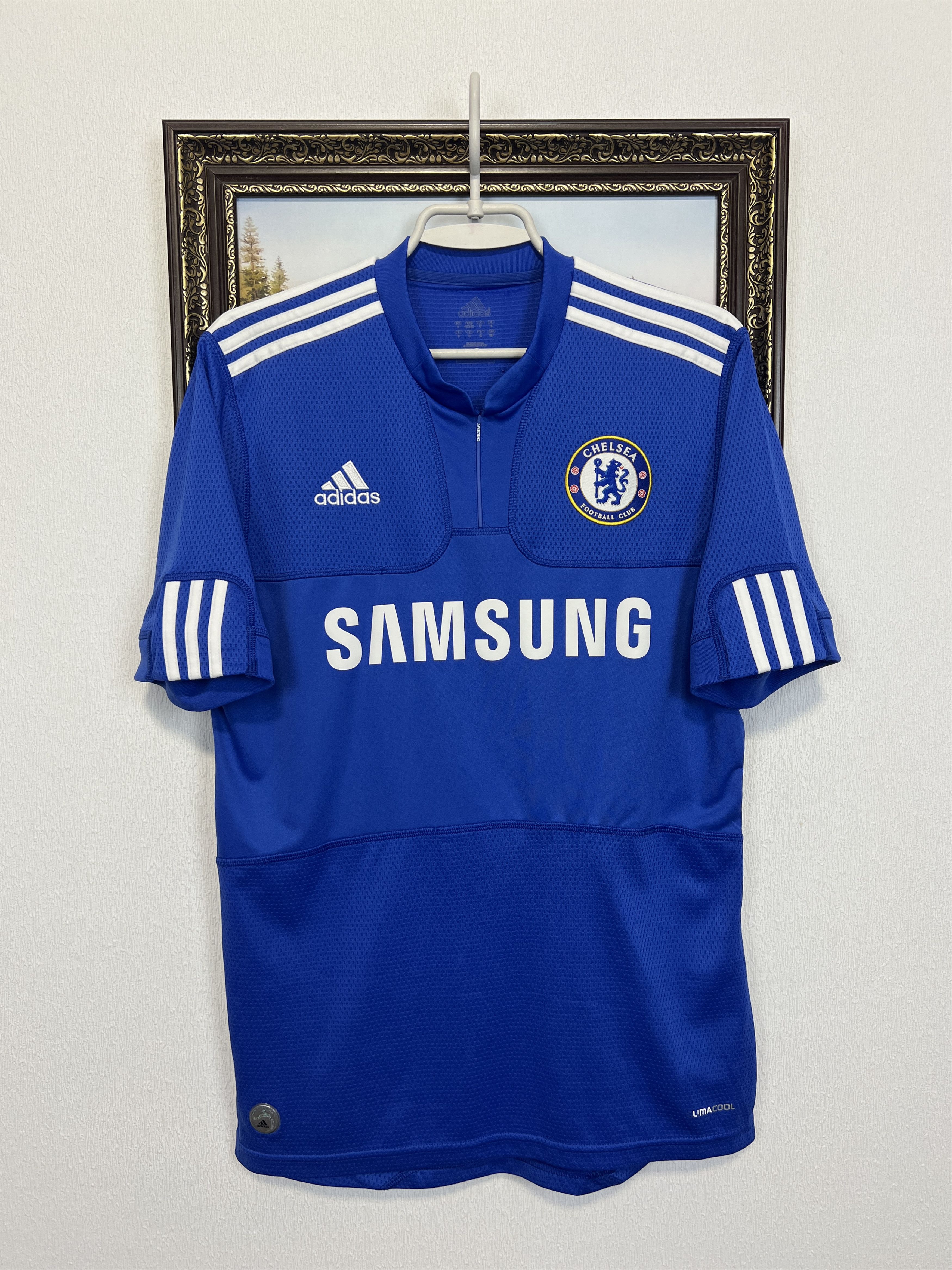 Adidas Chelsea Home football shirt 2009 Soccer Adidas Jersey Trikot Size US S / EU 44-46 / 1 - 1 Thumbnail