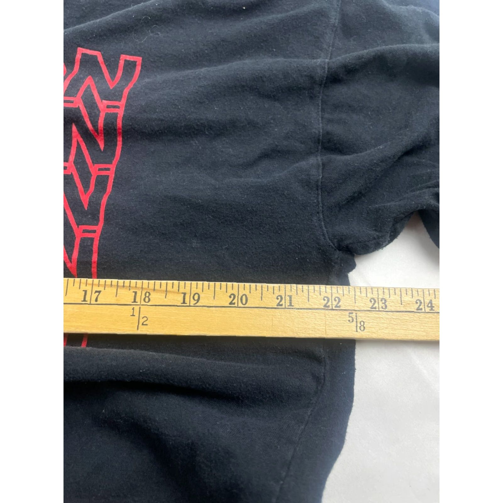 Champion Champion T-Shirt Men's XL Black Red Short Sleeve Round Neck Athleticwear School Cardio Active Wear Shirt Mens Size US XL / EU 56 / 4 - 3 Thumbnail