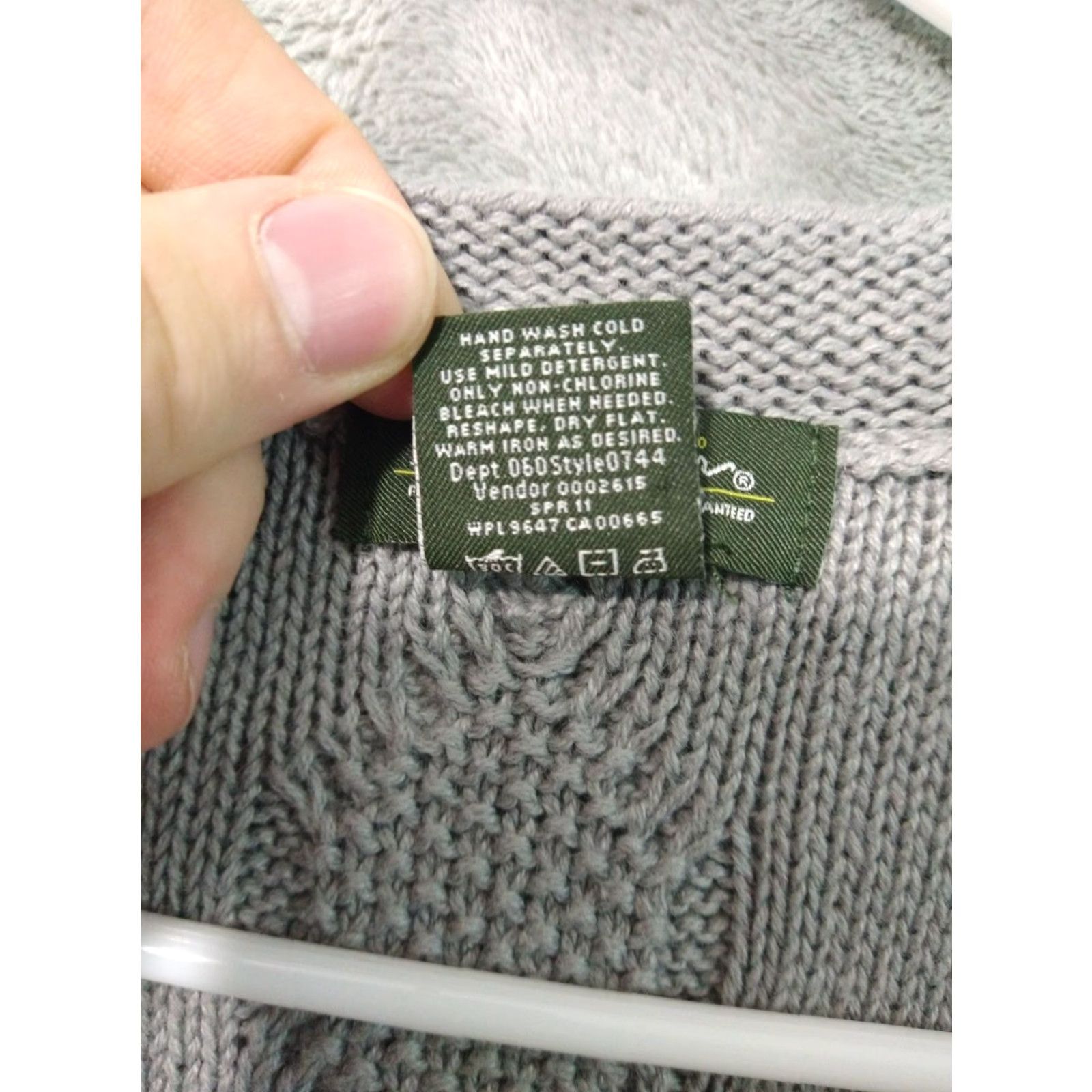 Eddie Bauer Eddie Bauer Cardigan Women XL Gray Belted Cable Knit Open Front Boho Sweater Womens Size XL / US 12-14 / IT 48-50 - 6 Thumbnail