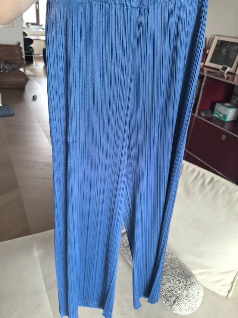 Issey Miyake issey miyake szie:3Blue pleated pants Size 42" / US 20 - 1 Thumbnail