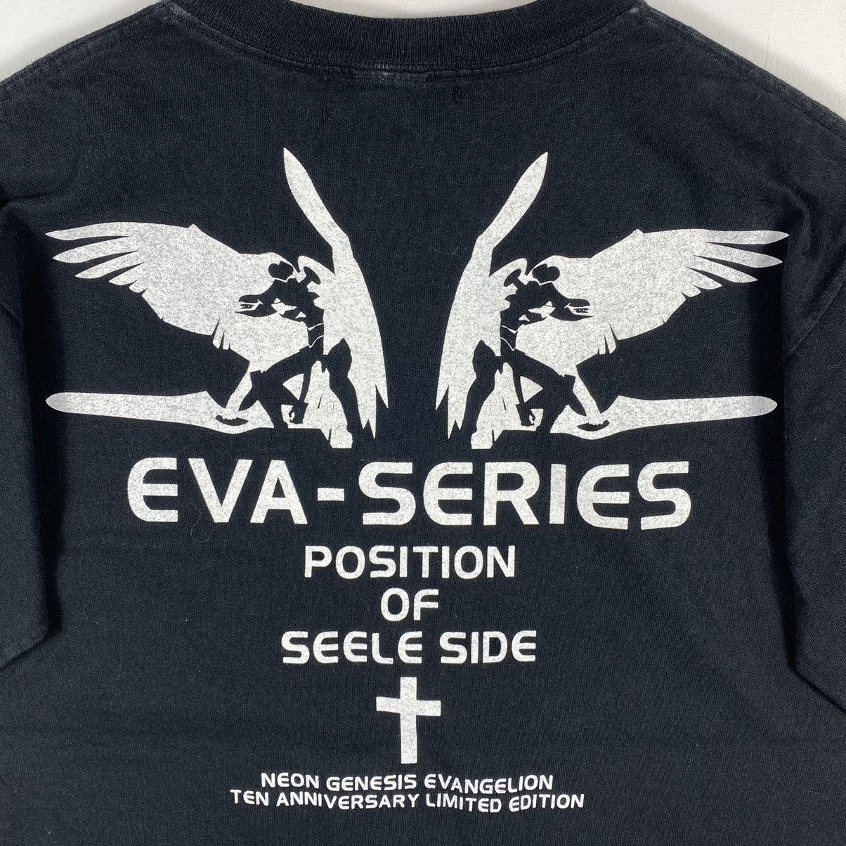 Anime × Vintage Vintage Evangelion EVA-SERIES Position Of Seele Side Tee Size US M / EU 48-50 / 2 - 6 Thumbnail
