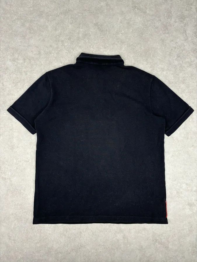 Prada 2000s Prada Black Contrast Trim Polo Shirt Size US S / EU 44-46 / 1 - 6 Thumbnail