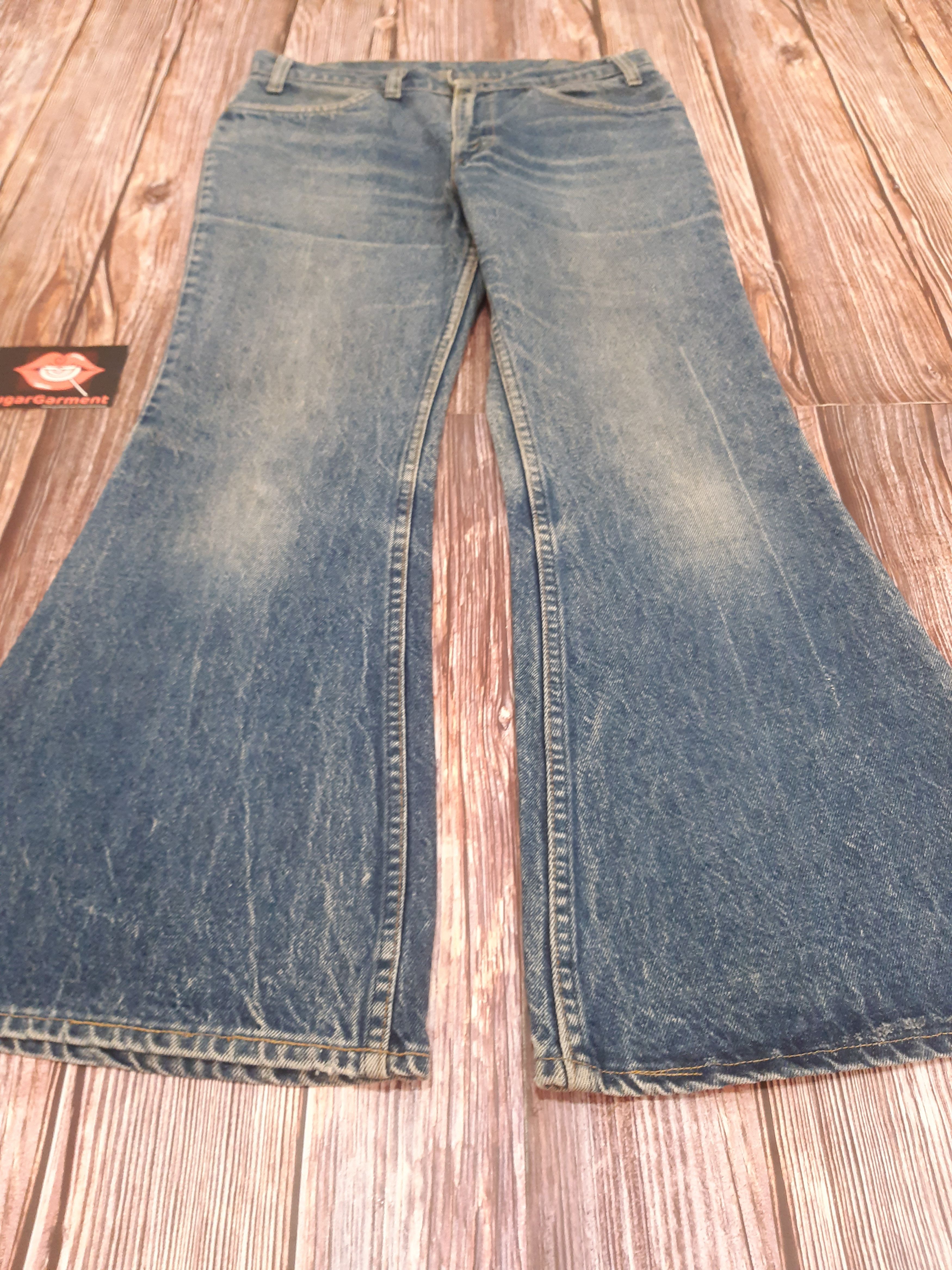 Levi's Levis 684 Jeans Flare Bell Bottom Orange Tab Vintage #4 Size US 31 - 2 Thumbnail