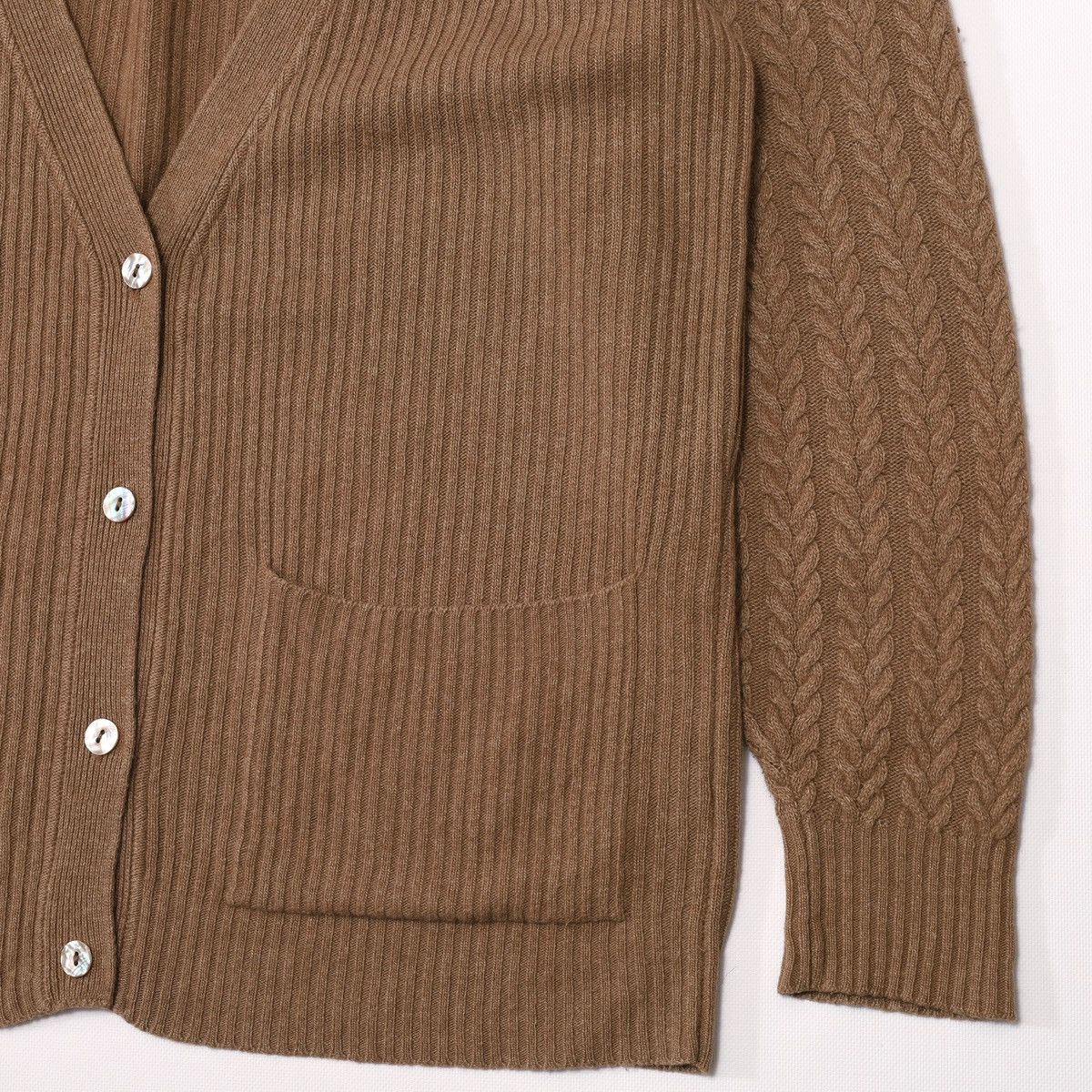 Brunello Cucinelli Rivamonti by Brunello Cucinelli Cable Knit Cardigan Sweater Size XL / US 12-14 / IT 48-50 - 10 Thumbnail