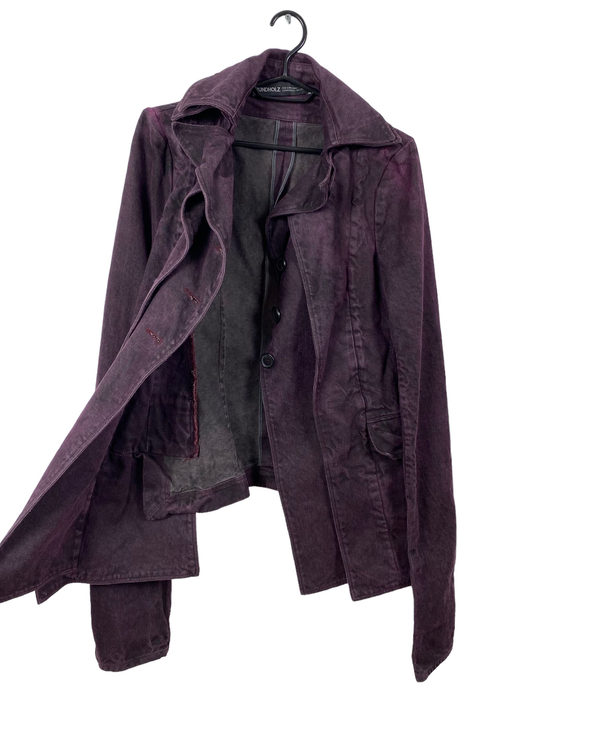 Rundholz rundholz women's waxed jacket garment dyed size XS Size XS / US 0-2 / IT 36-38 - 9 Thumbnail