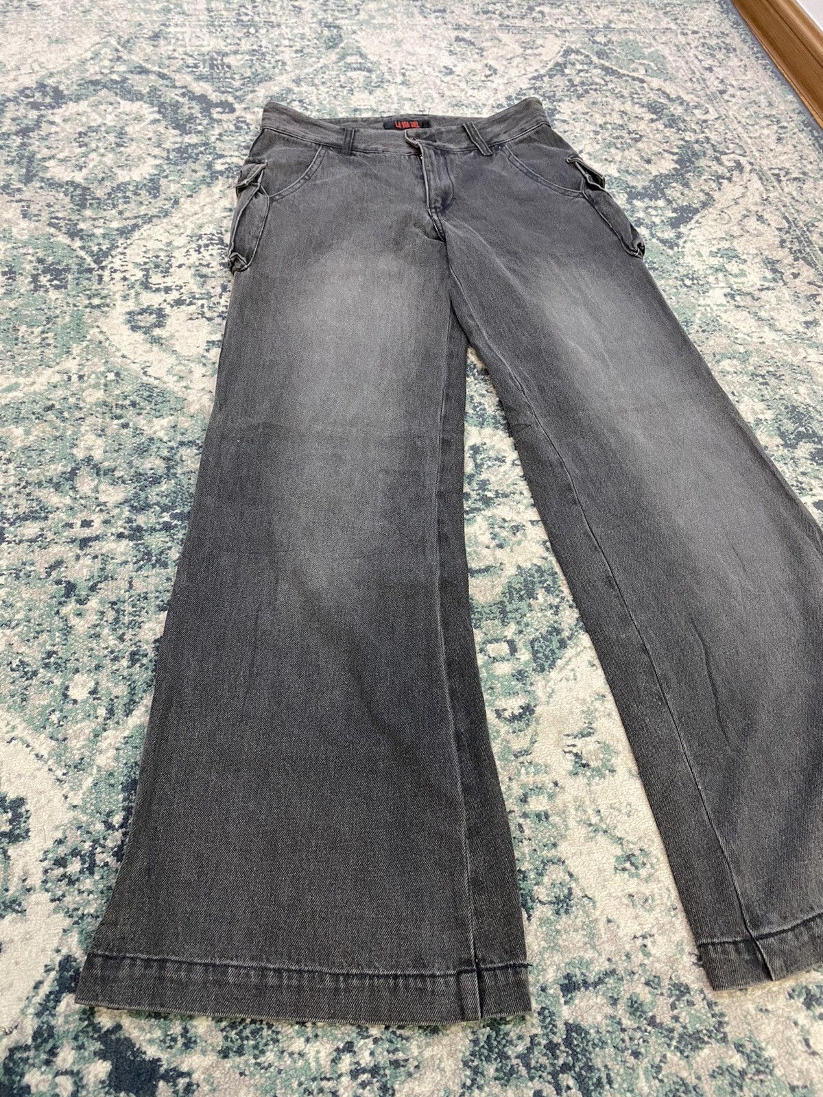 Japanese Brand Y2K Baggy Fashion Flare La Via Del Denim Pant Size US 28 / EU 44 - 3 Thumbnail