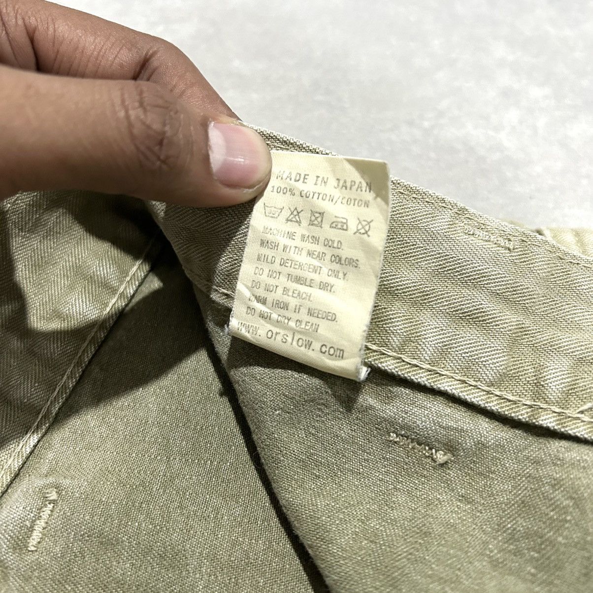Orslow Vintage Orslow Cargo Pants Olive Green Size US 29 - 5 Thumbnail