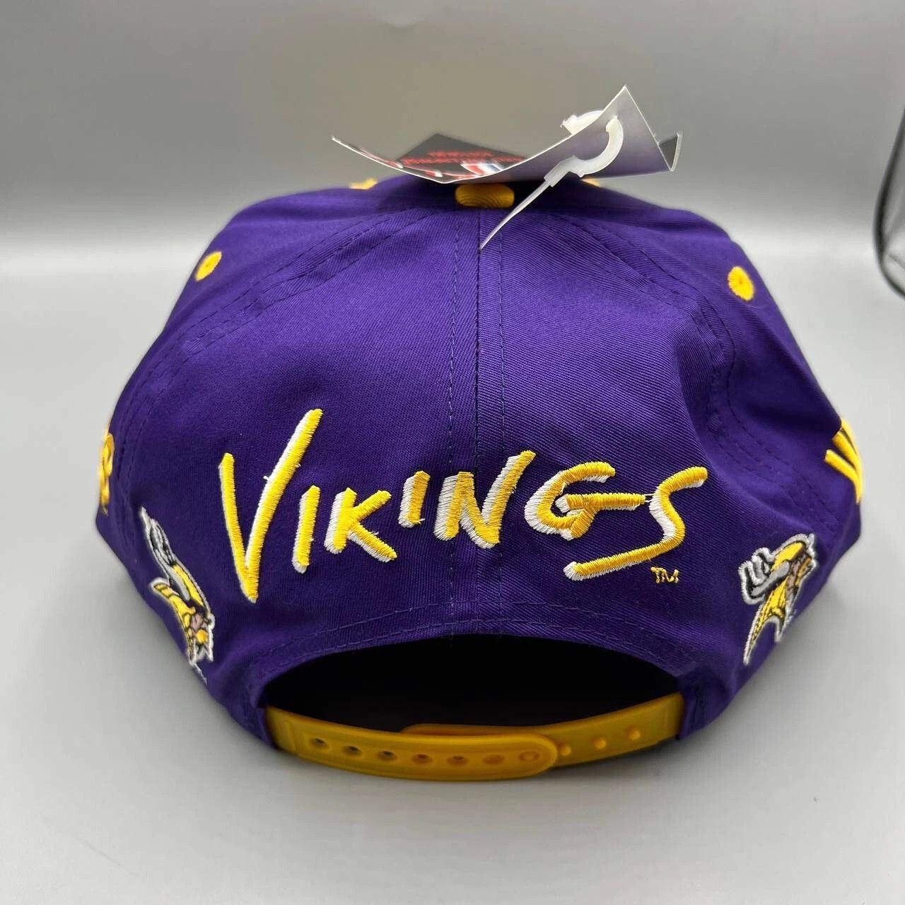 NFL × Vintage Minnesota Vikings Hat Men Purple NFL Eastport Snap Back Size ONE SIZE - 6 Thumbnail
