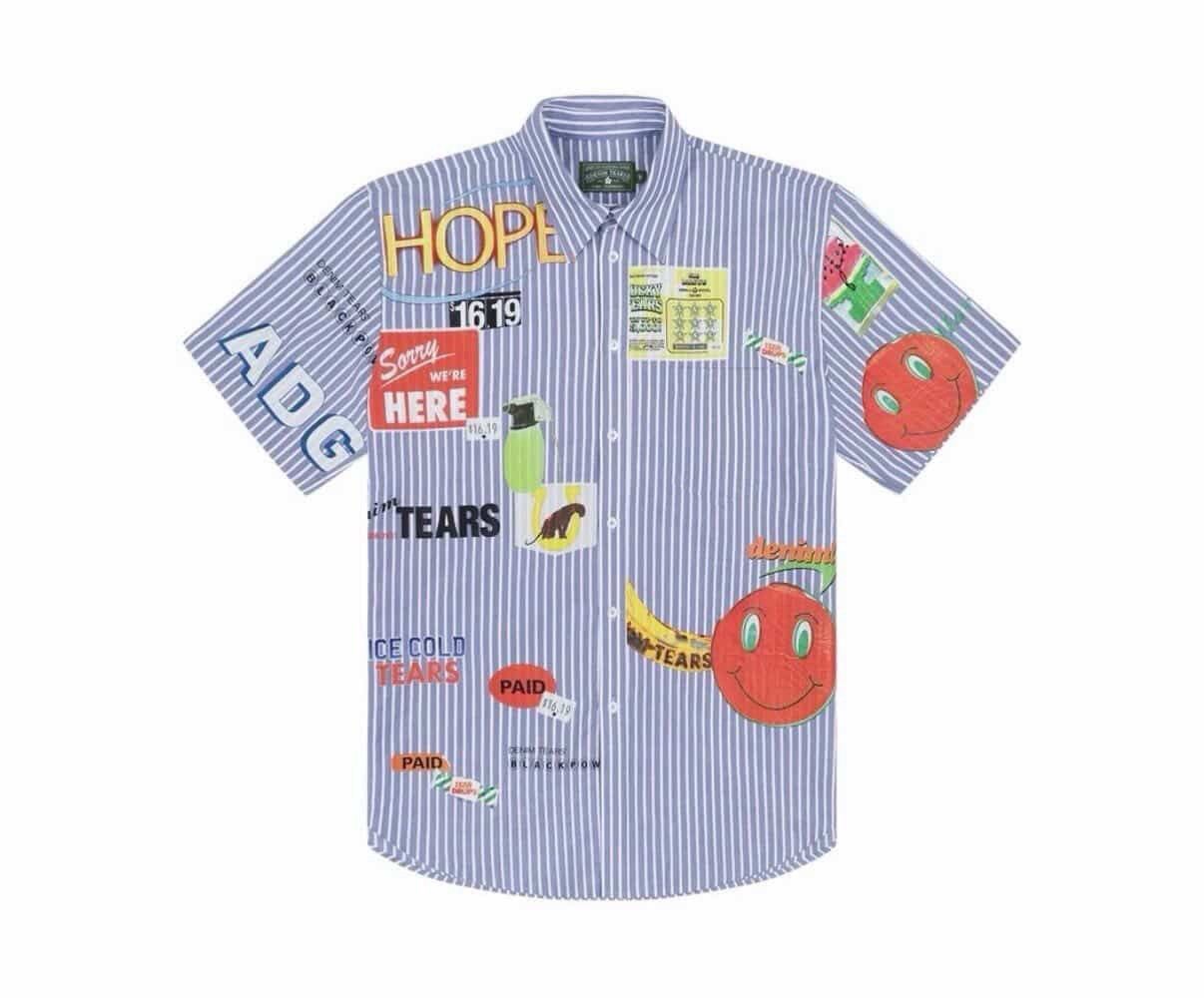 DENIM TEARS Denim Tears Sweet Corner Short Sleeve Shirt Size US XL / EU 56 / 4 - 4 Thumbnail