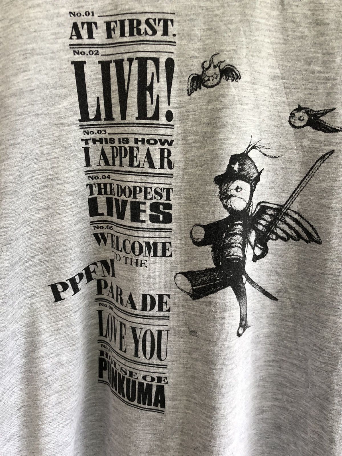 Hysteric Glamour × Japanese Brand × PPFM JAPANESE PPFM RINGER “MCR THE BLACK PARADE PARODY” TEE SHIRT Size US M / EU 48-50 / 2 - 3 Thumbnail