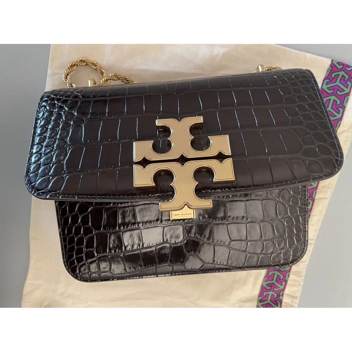 Tory Burch Tory Burch Handbag Leather Size ONE SIZE - 2 Thumbnail