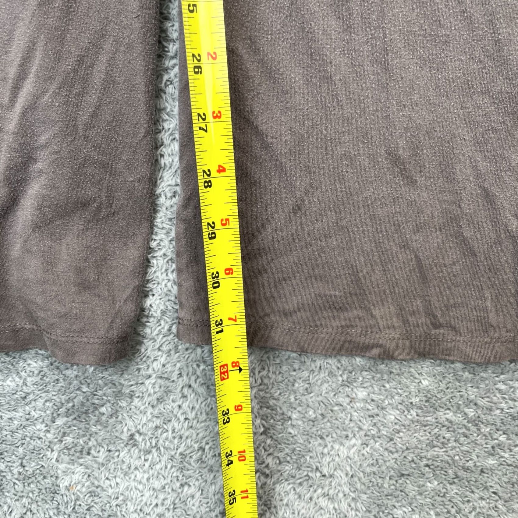 Eileen Fisher Eileen Fisher Pants Womens XS Brown Stretch Jersey Knit Straight Leg High Rise Pants Redo? Size XXS / US 00 / IT 34 - 6 Thumbnail
