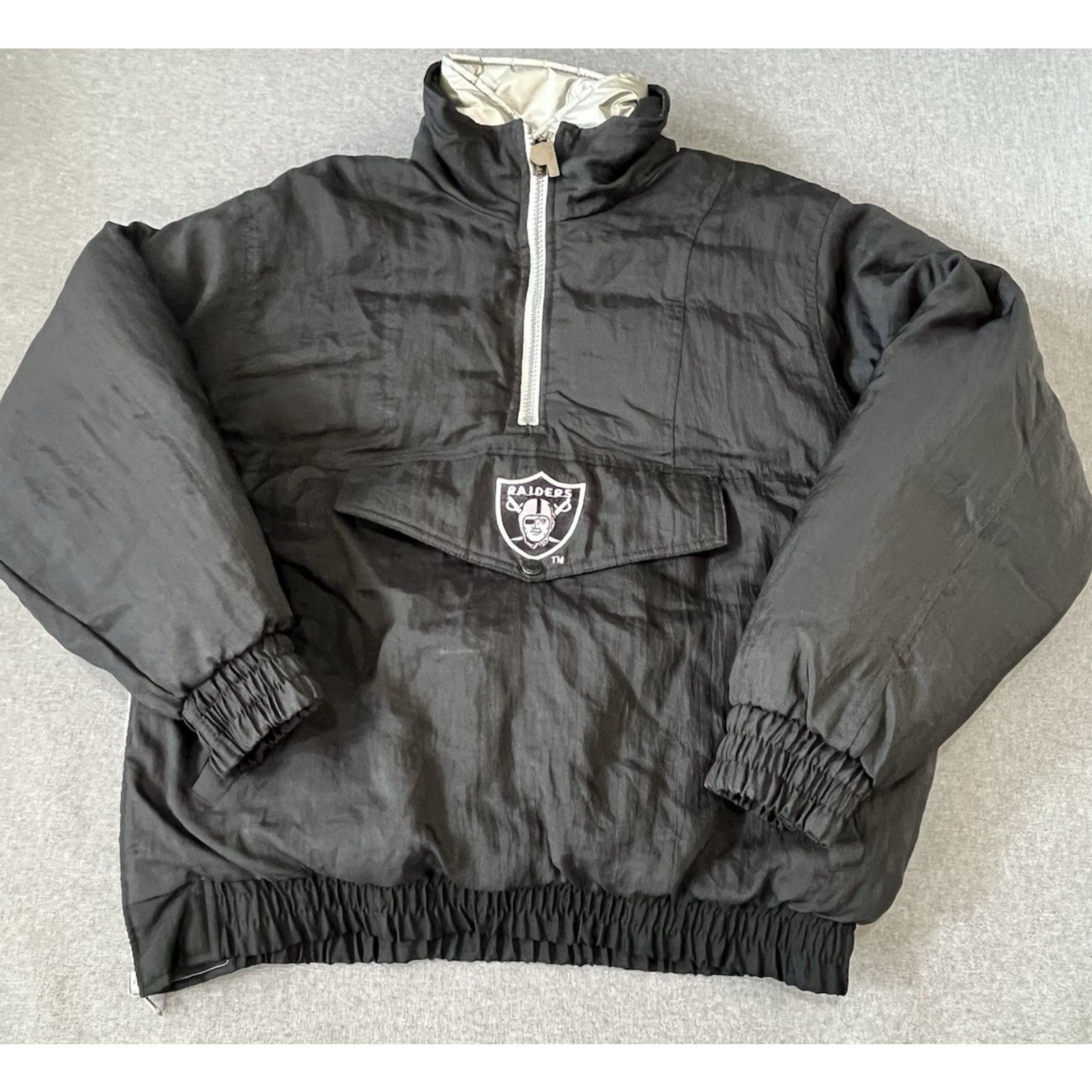 Pro Player Oakland Raiders Pro Player Reversible Puffer Jacket Med Size US M / EU 48-50 / 2 - 7 Thumbnail