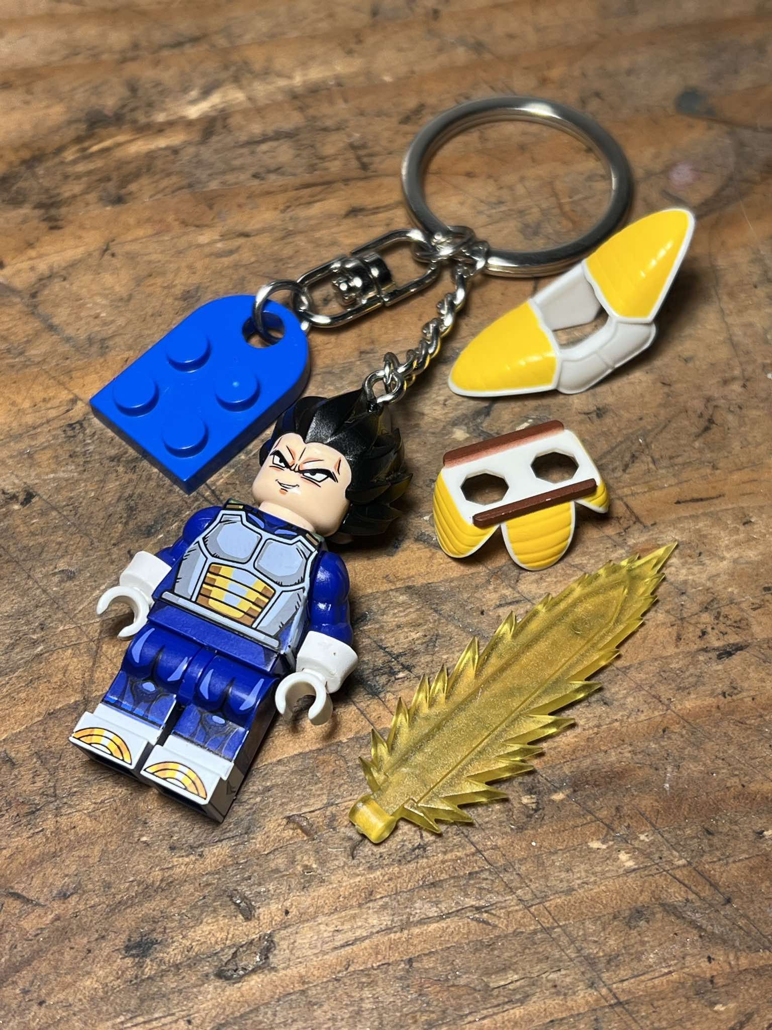Other Dragon Ball Z Goku Vegeta anime minifigure keychain Size ONE SIZE - 10 Thumbnail