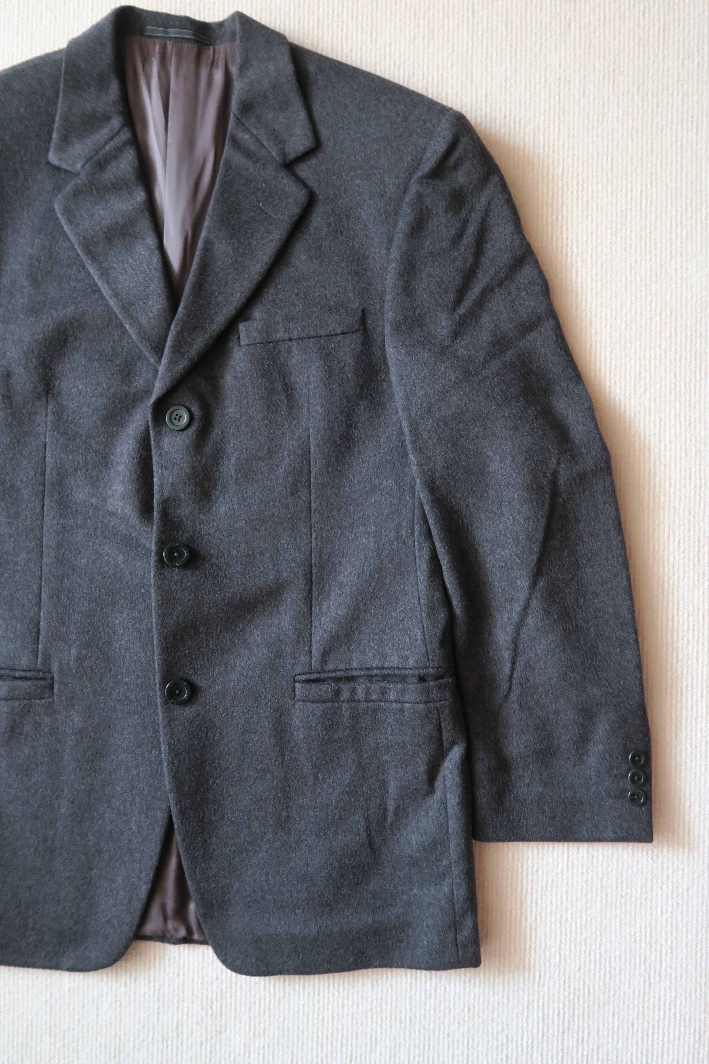 Versace Versace V2 Grey Wool & Cashmere Blazer Size US M / EU 48-50 / 2 - 2 Thumbnail