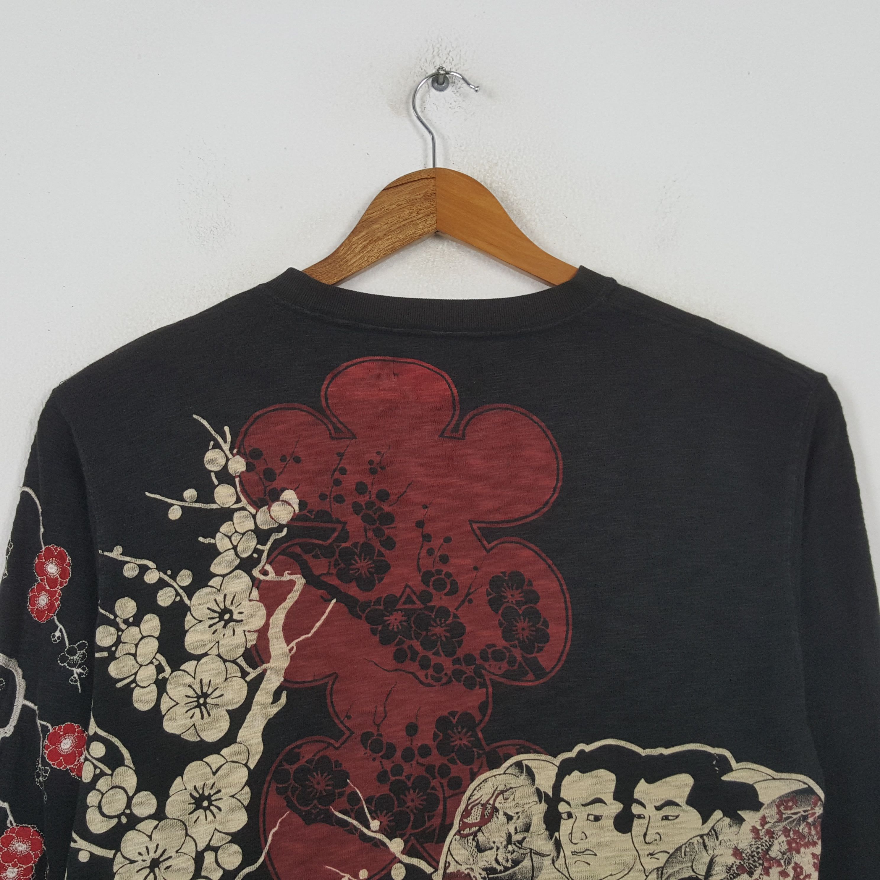 Japanese Brand Vintage Karakuri Tamashi Japan Brand Sweatshirt RR12 Size US M / EU 48-50 / 2 - 2 Thumbnail