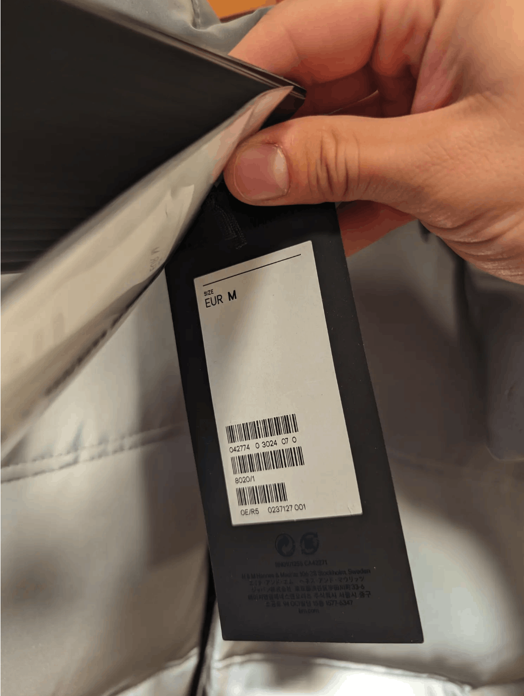 Alexander Wang × H&M BRAND NEW Reflective Down Jacket Silver M Size US M / EU 48-50 / 2 - 10 Thumbnail