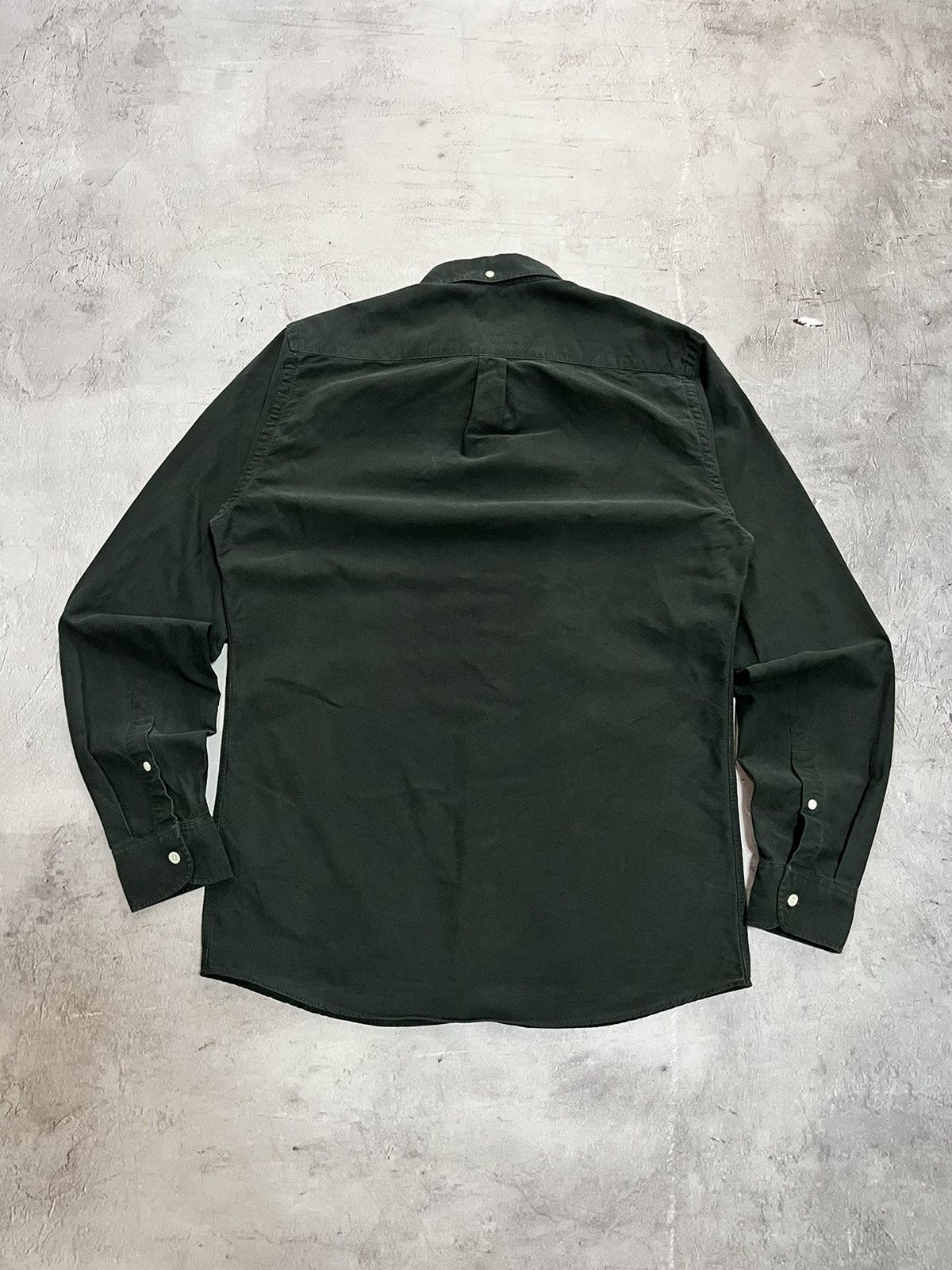 Asket Asket Oxford Pocket Shirt Dark Green Size US M / EU 48-50 / 2 - 7 Thumbnail