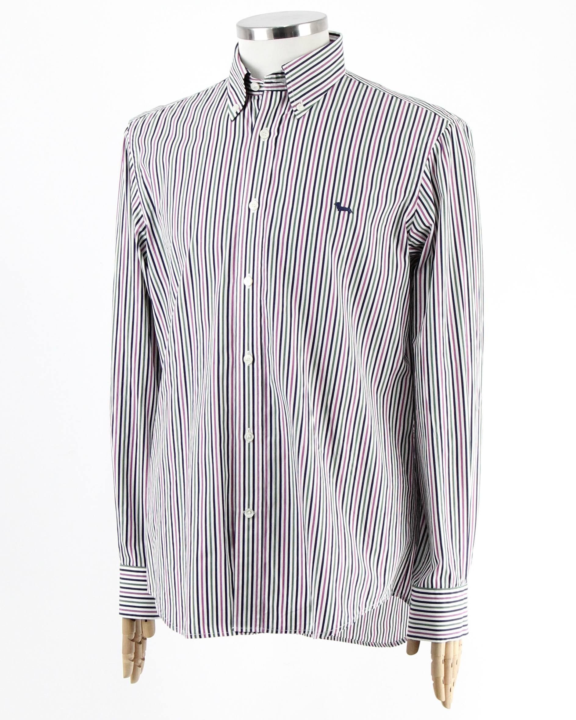 Harmont & Blaine HARMONT&BLAINE Striped shirt with logo Size US XL / EU 56 / 4 - 2 Thumbnail