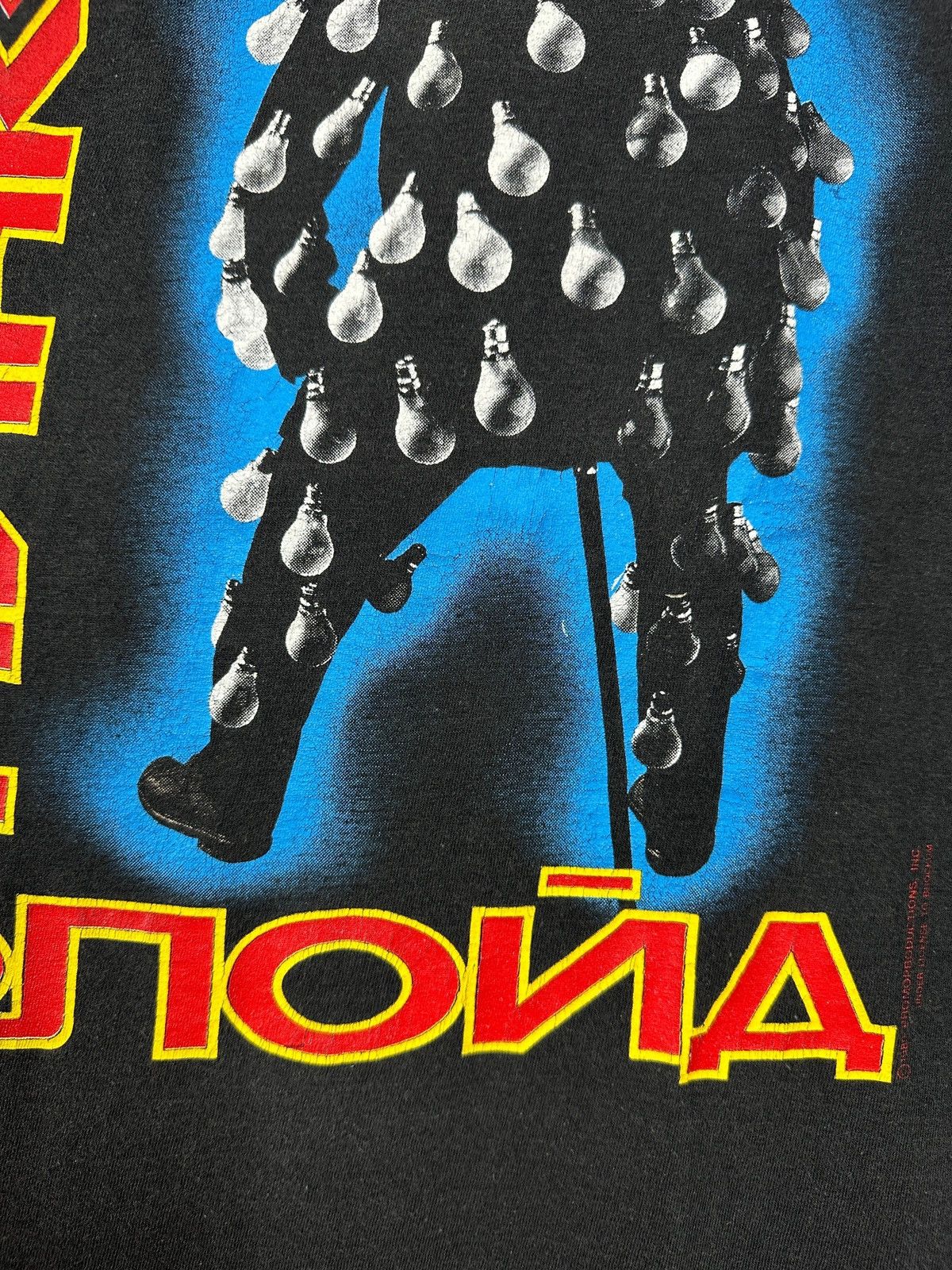 Band Tees 1989 Vintage Pink Floyd Russian On Tour Band T-Shirt Size US L / EU 52-54 / 3 - 12 Thumbnail
