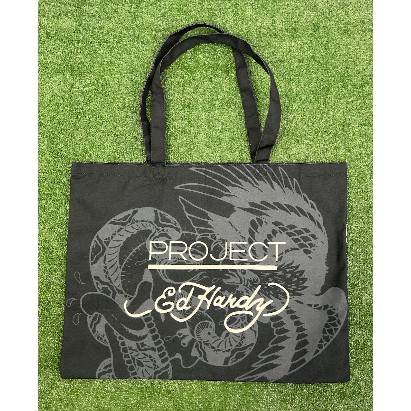 Ed Hardy Ed Hardy Projects Black Tote Bag Brand New Size 36 - 2 Thumbnail