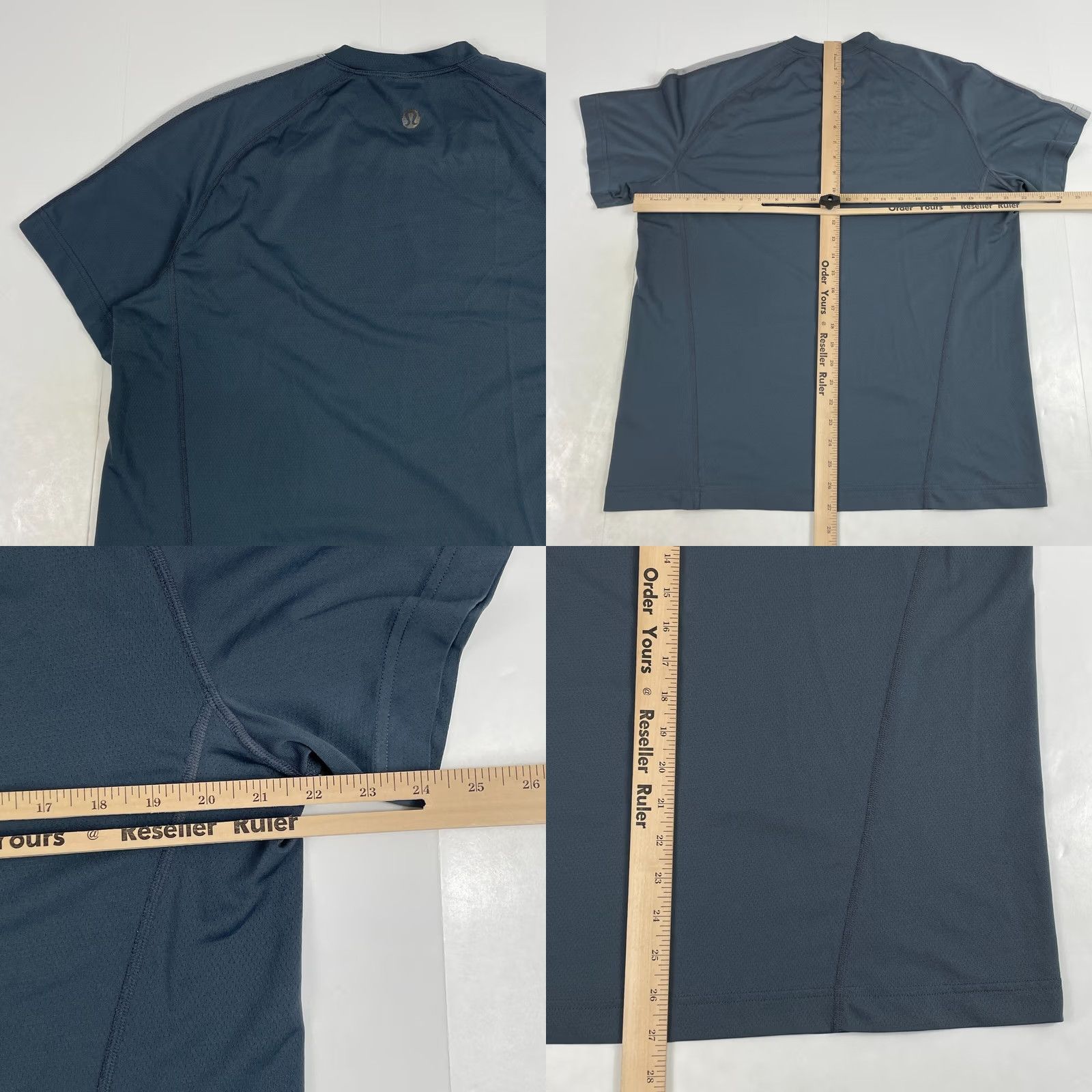 Lululemon Lululemon Shirt - Mens Large Gray Short Sleeve Crew Neck Workout Gym Tech Pocket Size US L / EU 52-54 / 3 - 8 Thumbnail