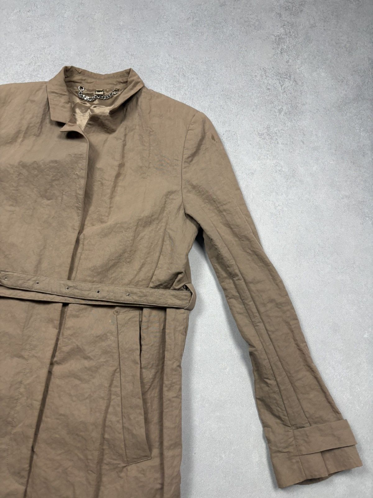 Burberry Burberry Runway Showroom Sample Trench Coat In Taupe Beige Size S / US 4 / IT 40 - 4 Thumbnail