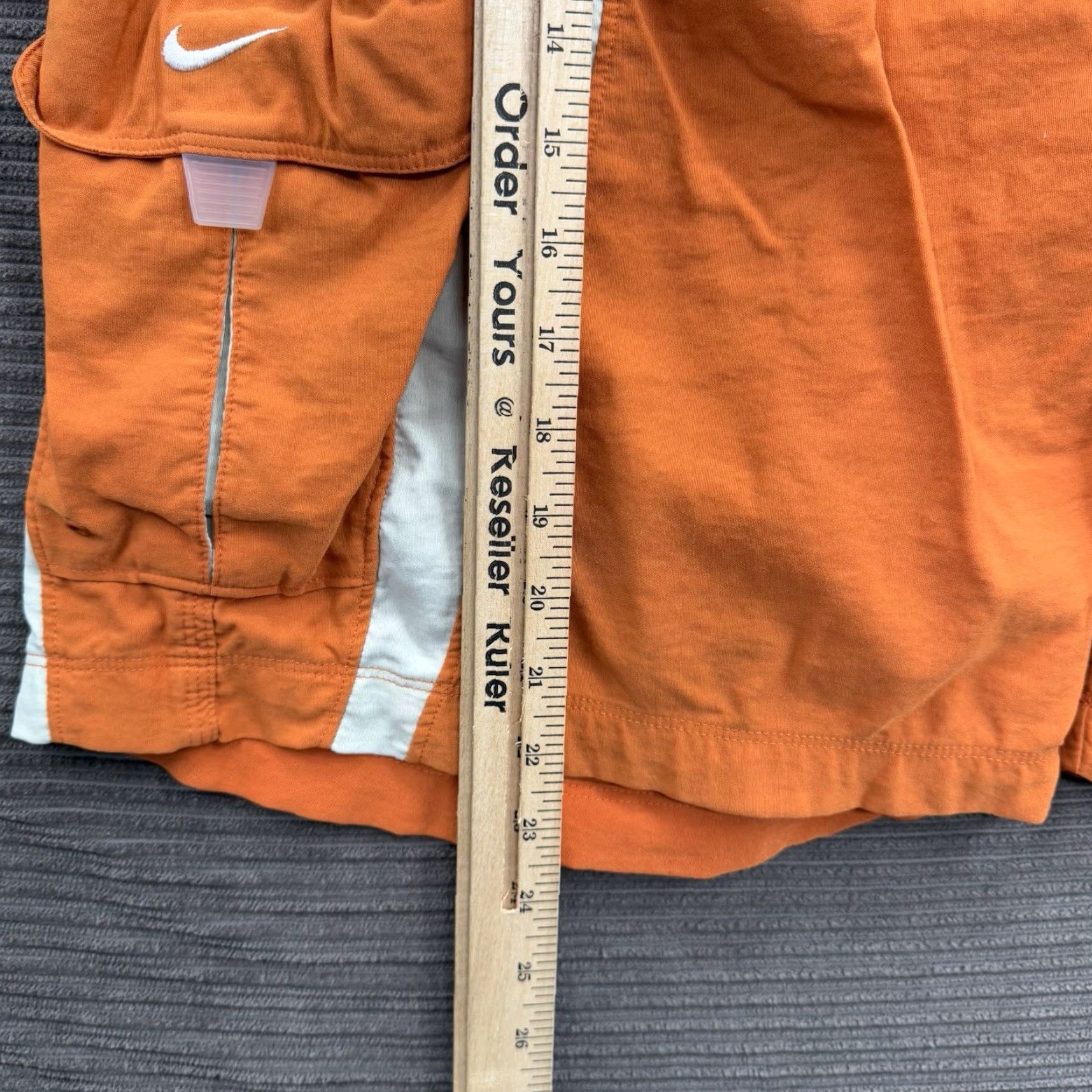 Nike Nike Board Short Men 36 Orange Nylon Beach Swim Weekend Vacation 11' Inseam Size US 36 / EU 52 - 7 Thumbnail