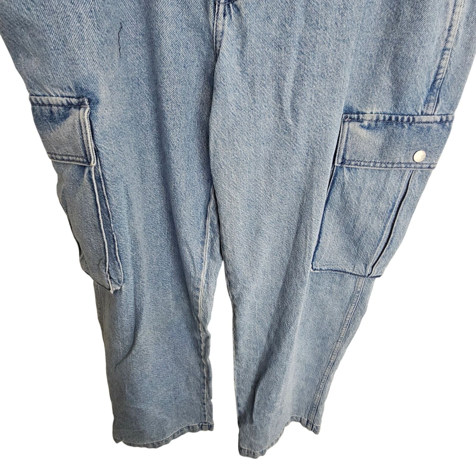 Madewell Madewell Womens Low Slung Cargo Jeans Size 32 Denim Pants Size 32" / US 10 / IT 46 - 3 Thumbnail