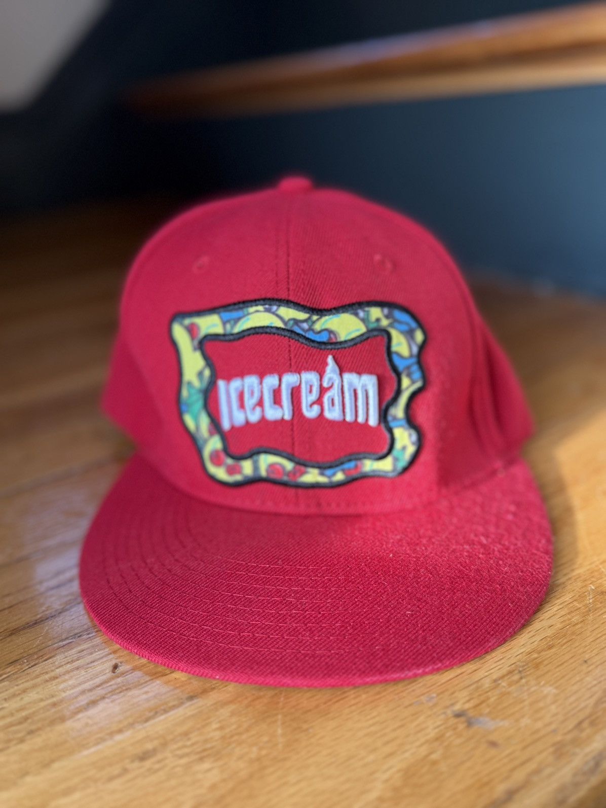 Icecream BBC ICE CREAM red SnapBack hat Size ONE SIZE - 7 Thumbnail
