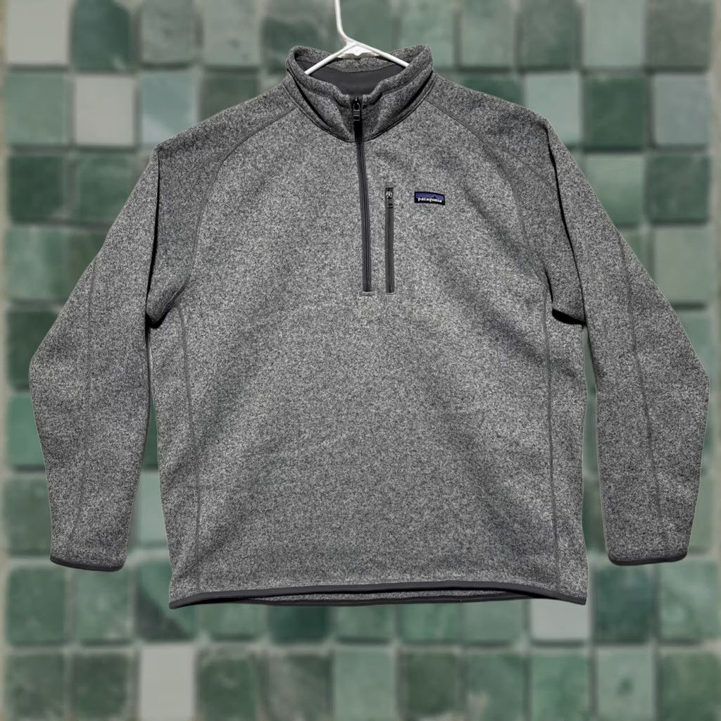 Patagonia Patagonia Pullover 1/4 Zip Fleece Sweatshirt Gray 2XL Men Big & Tall Regular Fit Outdoor Casual Size US XXL / EU 58 / 5 - 1 Thumbnail