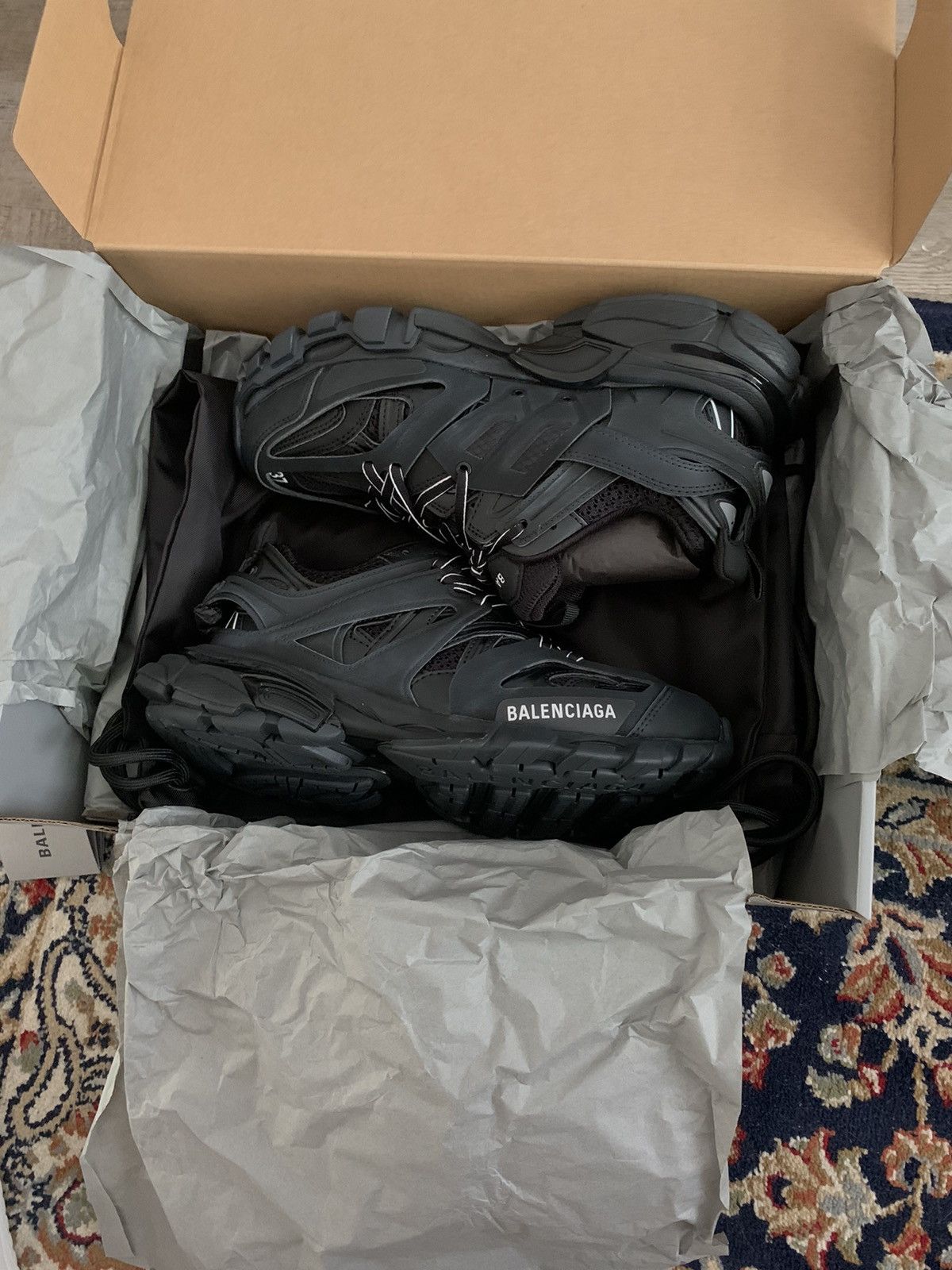 Balenciaga Balenciaga tracks black Size US 7 / IT 37 - 9 Thumbnail