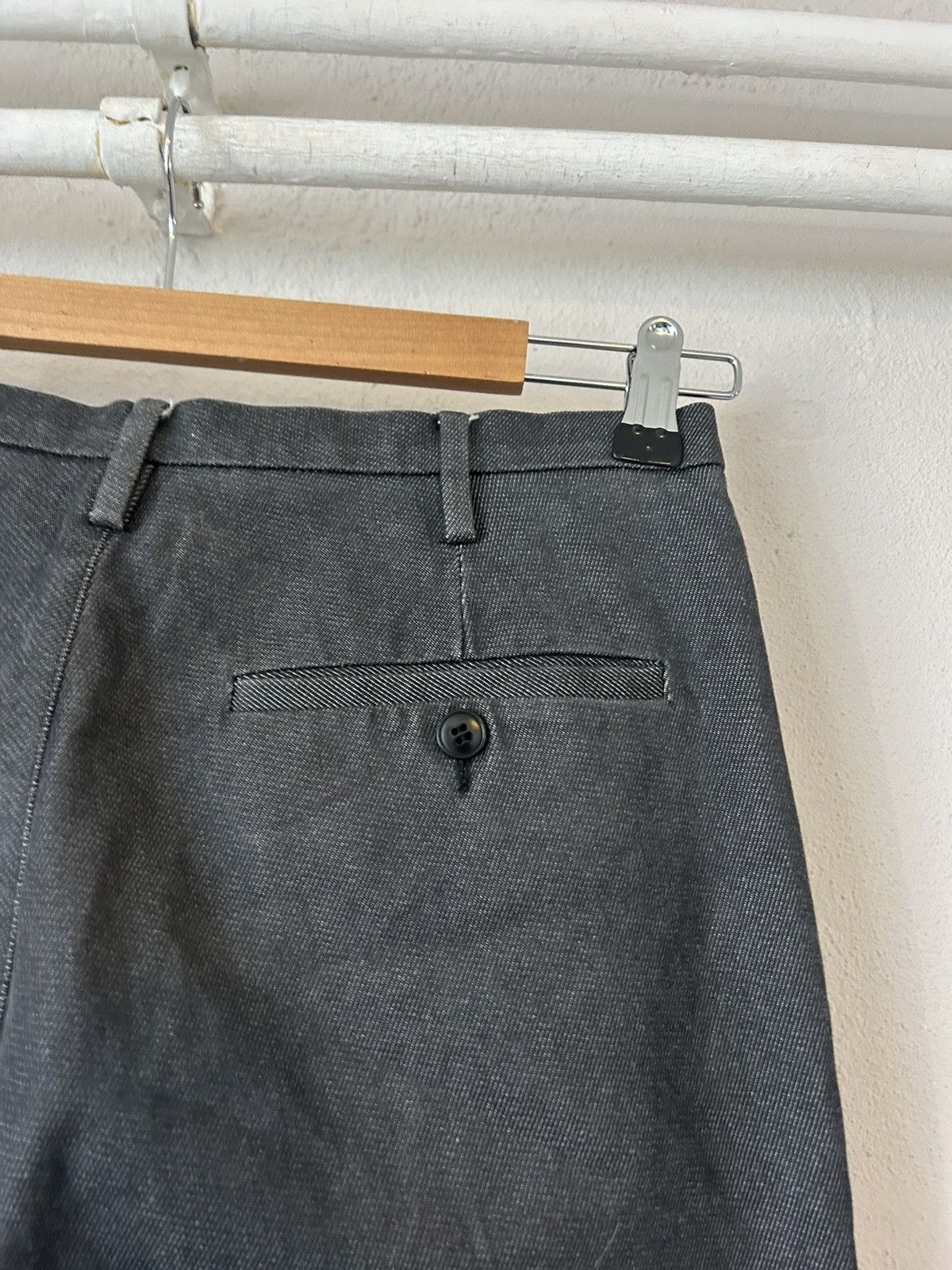 Miu Miu Charcoal Grey Slim-Fit Pants Size US 30 / EU 46 - 10 Thumbnail