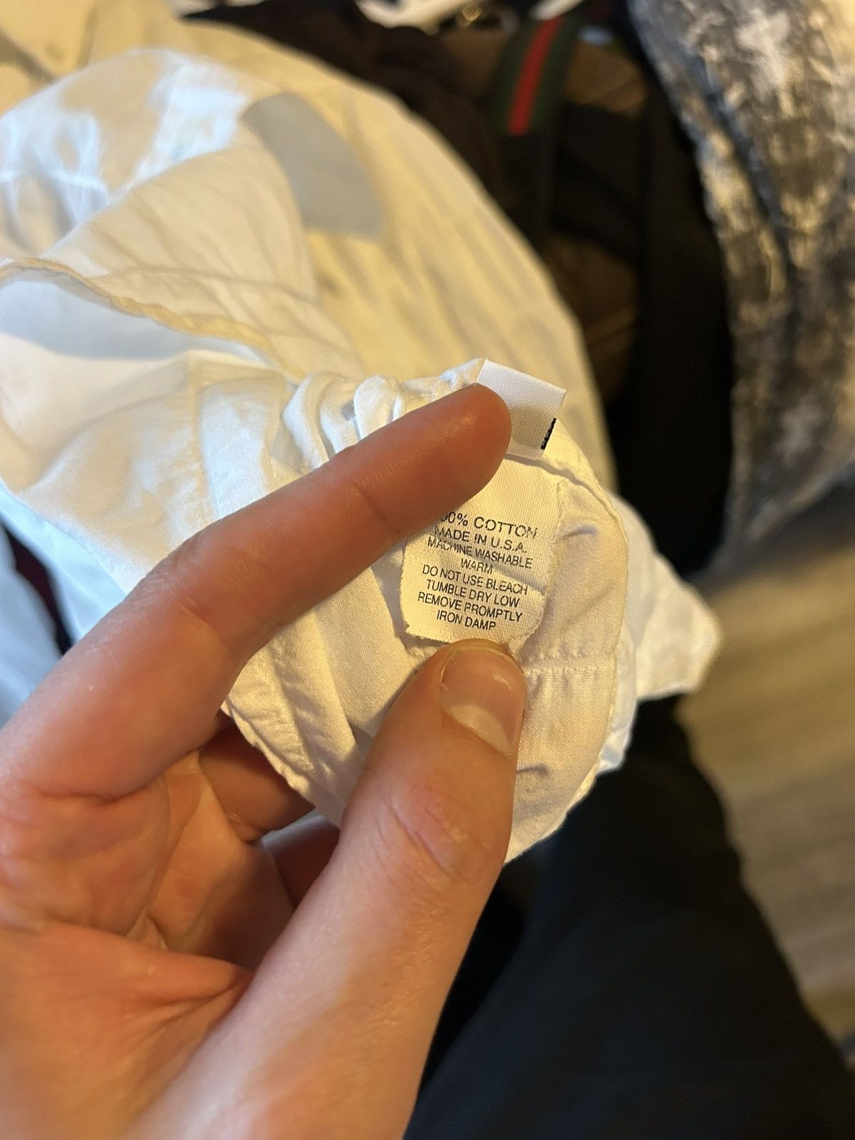 Thom Browne Thom Browne White Quilted Cotton Shirt Size US M / EU 48-50 / 2 - 13 Thumbnail