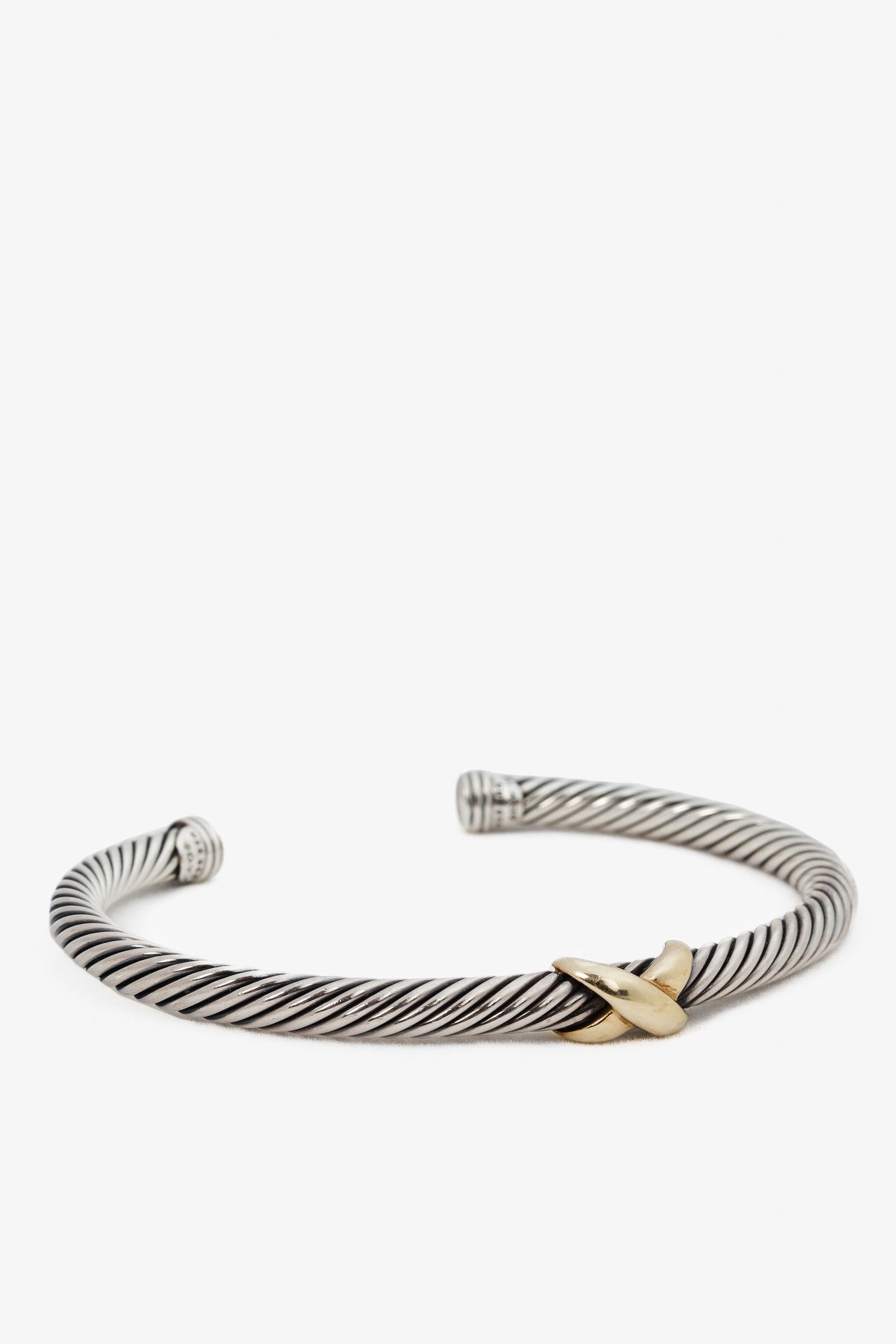 David Yurman David Yurman X Classic Cable Station Bracelet Size ONE SIZE - 1 Thumbnail