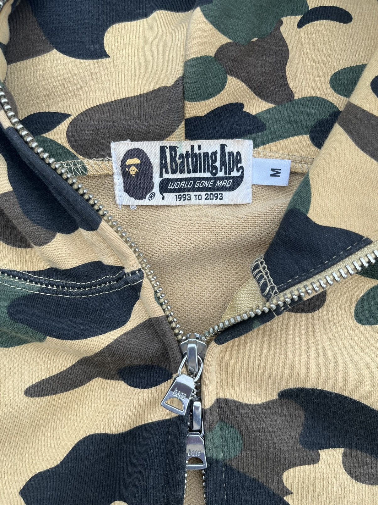 Bape 1st Camo Windstopper Shark Full Zip Hoodie Size US M / EU 48-50 / 2 - 5 Thumbnail