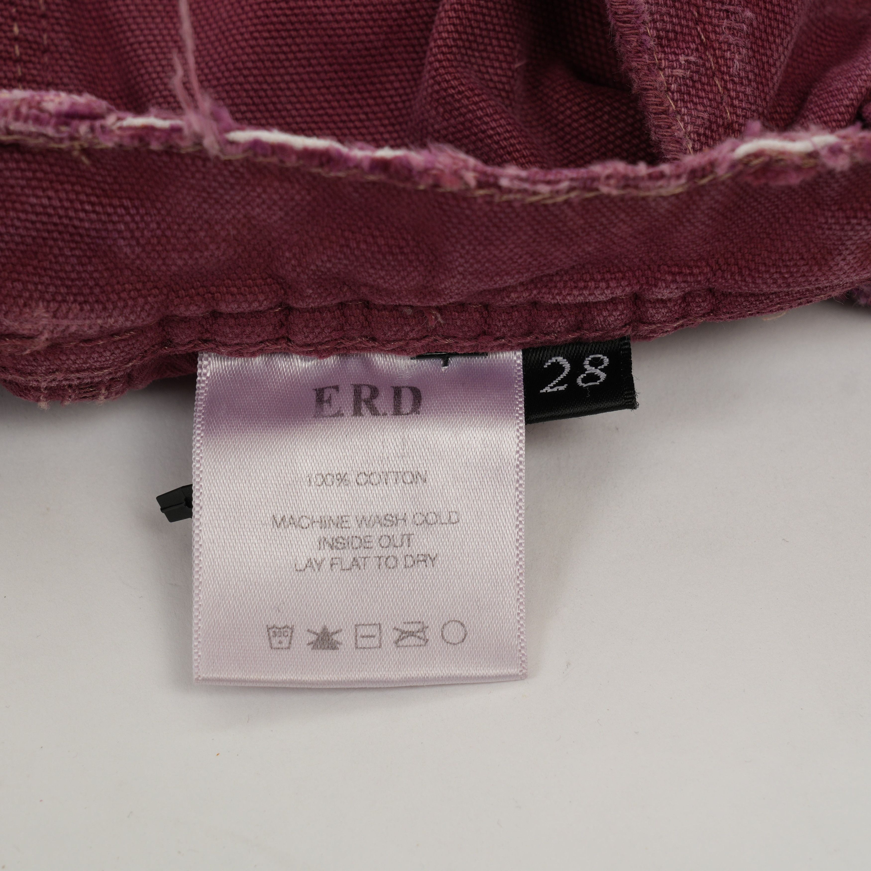 Enfants Riches Deprimes ERD 1 OF 4 BURGUNDY CARPENTER SHORTS Size US 28 / EU 44 - 6 Thumbnail