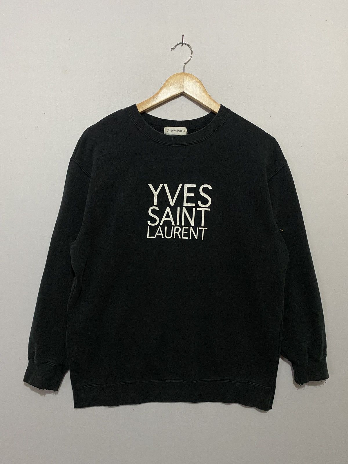 Vintage × Yves Saint Laurent Vintage Yves Saint Laurent YSL rare printed sweatshirt Size US M / EU 48-50 / 2 - 1 Thumbnail