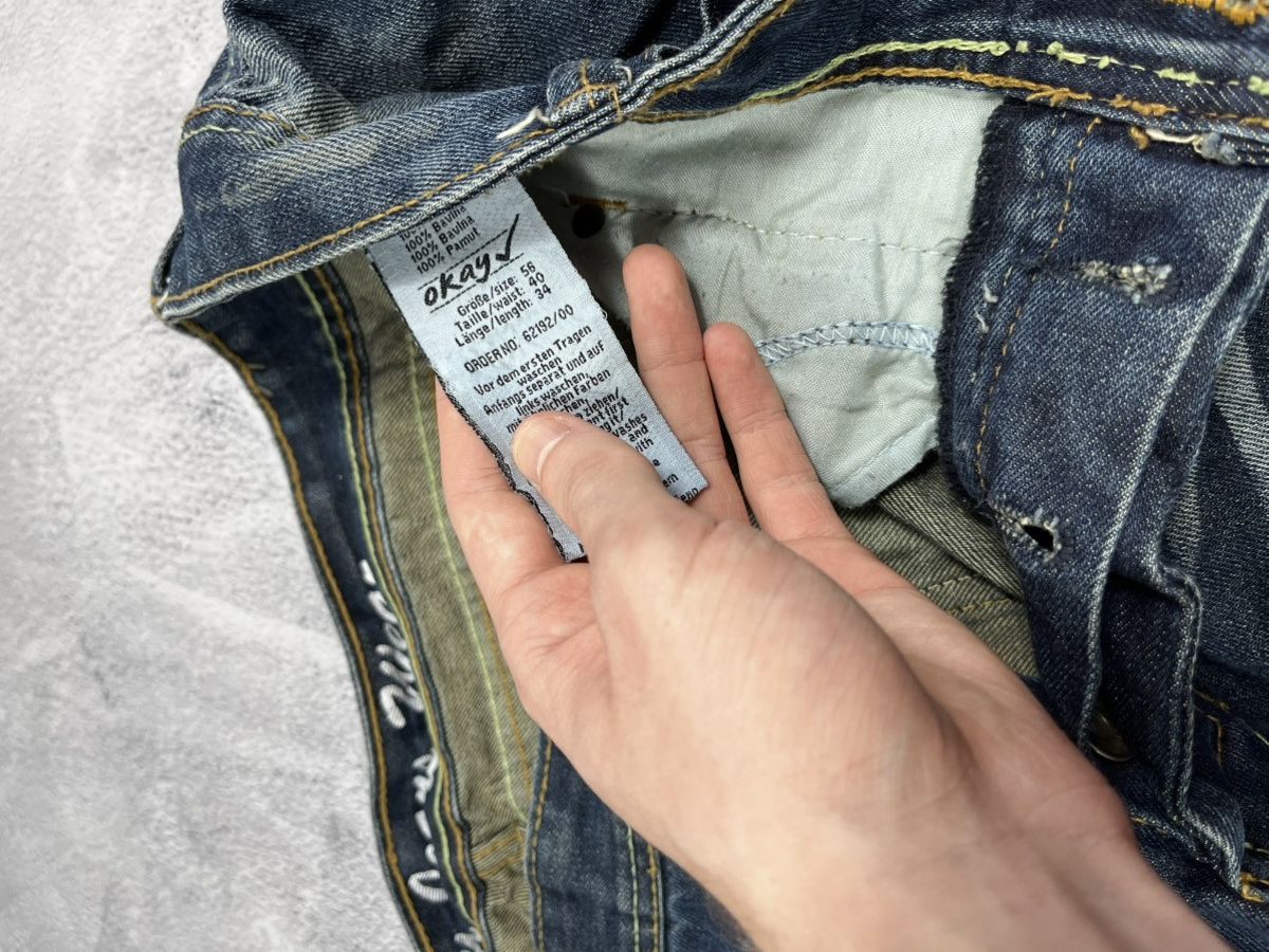 Japanese Brand × Vintage Vintage Y2K Japanese jeans faded streetwear style Size US 36 / EU 52 - 11 Thumbnail