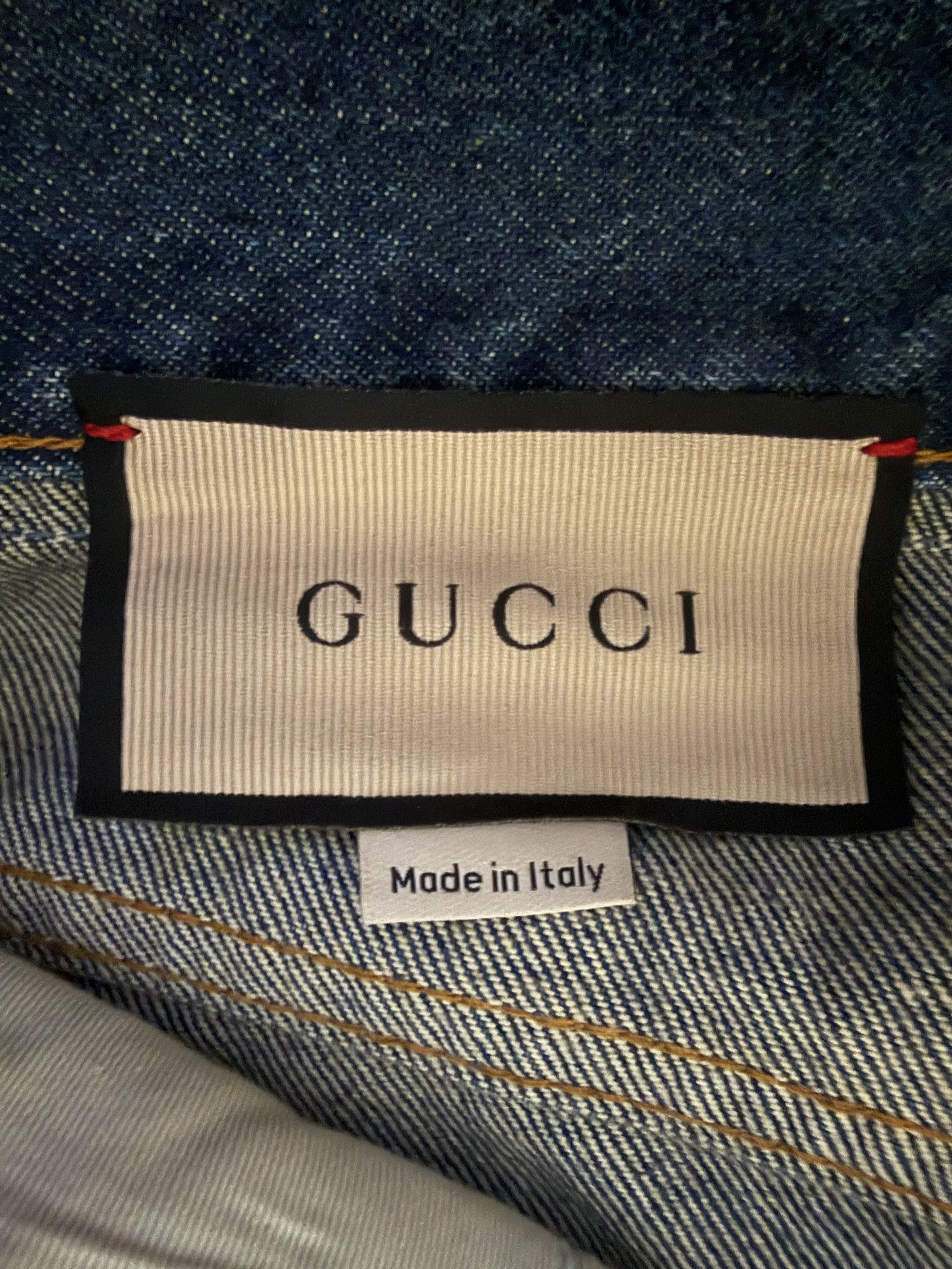 Gucci Runway Fw23/24 Interlocking G Embellished Jeans Size US 32 / EU 48 - 14 Thumbnail