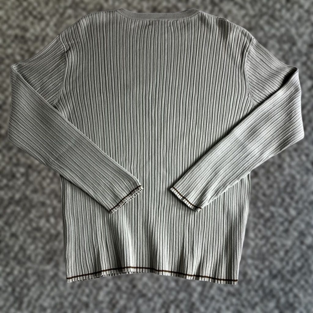 Express Express Rib Knit Sweater Shirt Women XL Beige Long Sleeve R87 Size XL / US 12-14 / IT 48-50 - 1 Thumbnail