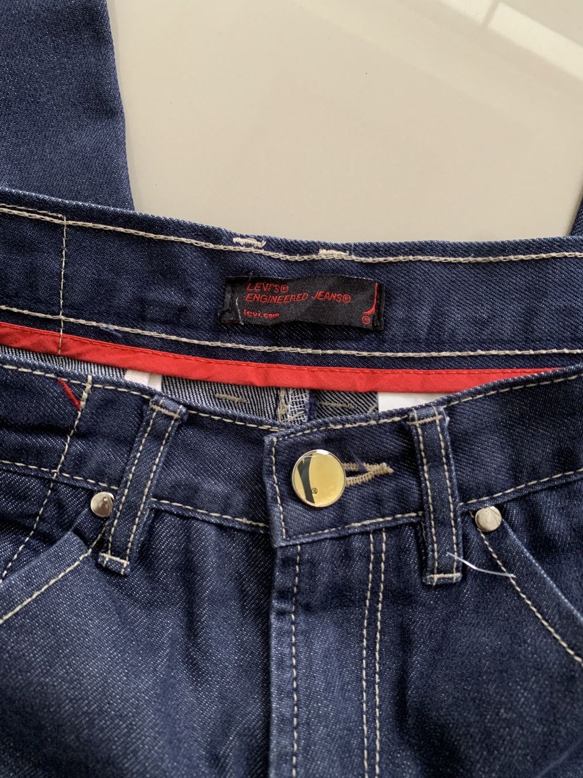 Levi's Vintage Clothing Vintage Levi’s Engineered Buckle Back Baggy Jeans Size US 30 / EU 46 - 7 Thumbnail
