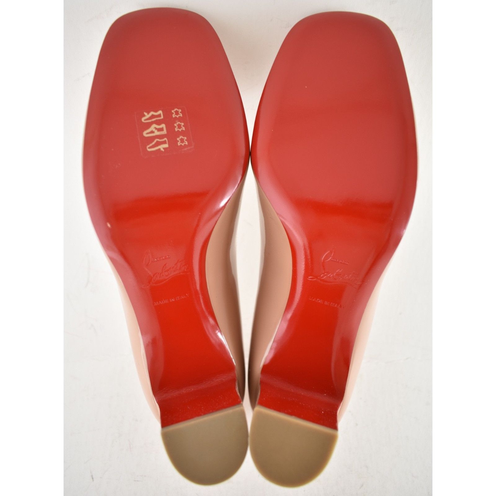 Christian Louboutin Christian Louboutin Cadrilla Nude Blush Patent Pump 36 Size US 5 / IT 35 - 15 Thumbnail