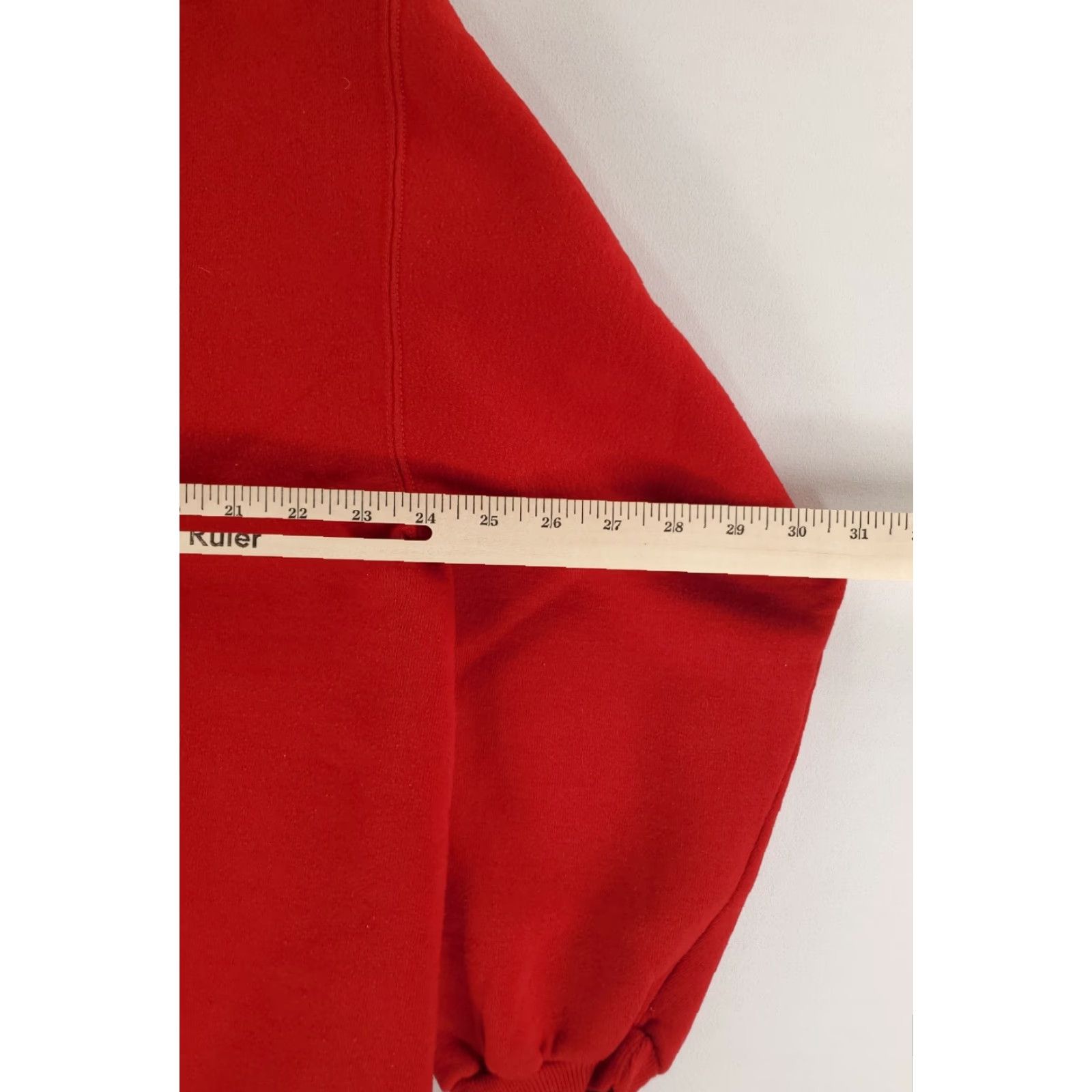 Russell Athletic VINTAGE Russell Athletic Sweatshirt Mens L Red Long Sleeve Made USA Baggy fit VTG 90s Blank Size US L / EU 52-54 / 3 - 5 Thumbnail