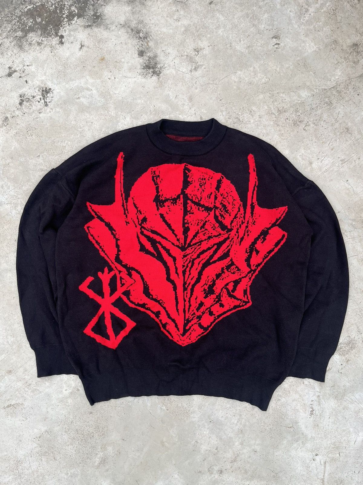 Japanese Brand × Vintage BERSERK KNITTED 👹 Size US M / EU 48-50 / 2 - 1 Thumbnail