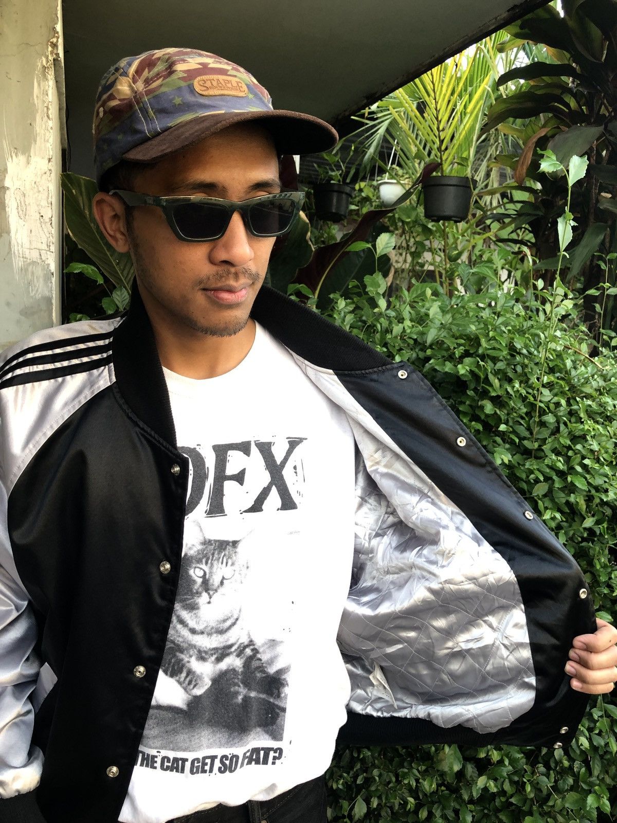 Adidas × Vintage VTG 90’ ADIDAS BOMBER JACKET Size US L / EU 52-54 / 3 - 6 Thumbnail
